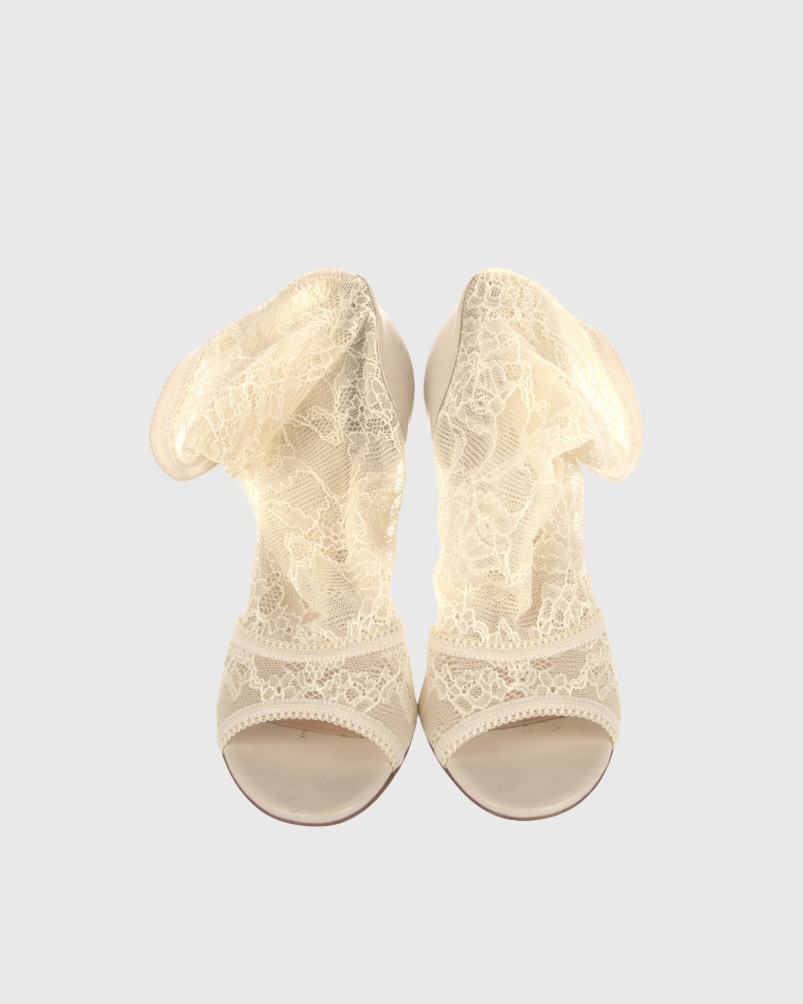 Alfreda Lace Open Toe Boots