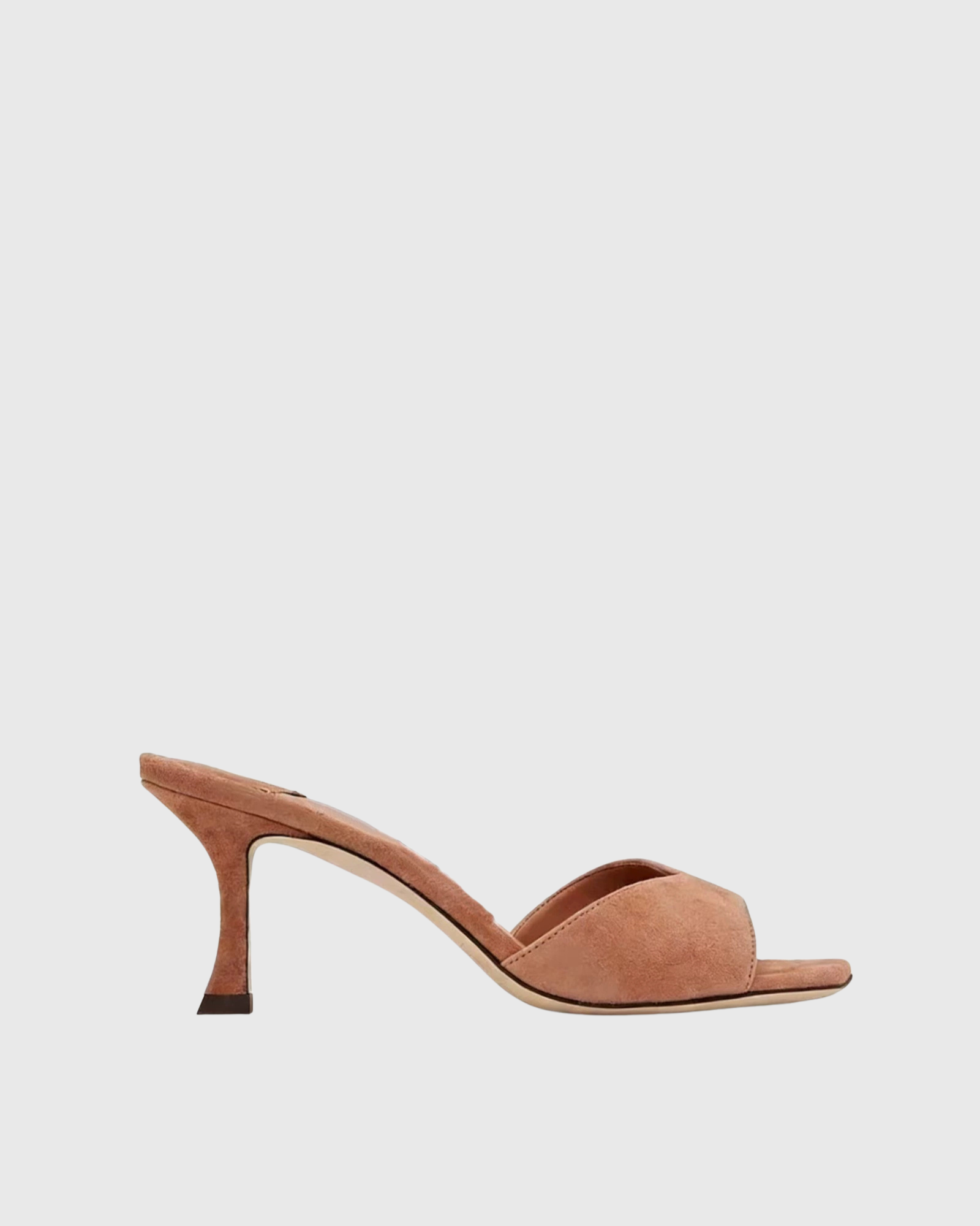 Gilberta Open Toe Mules In Camel