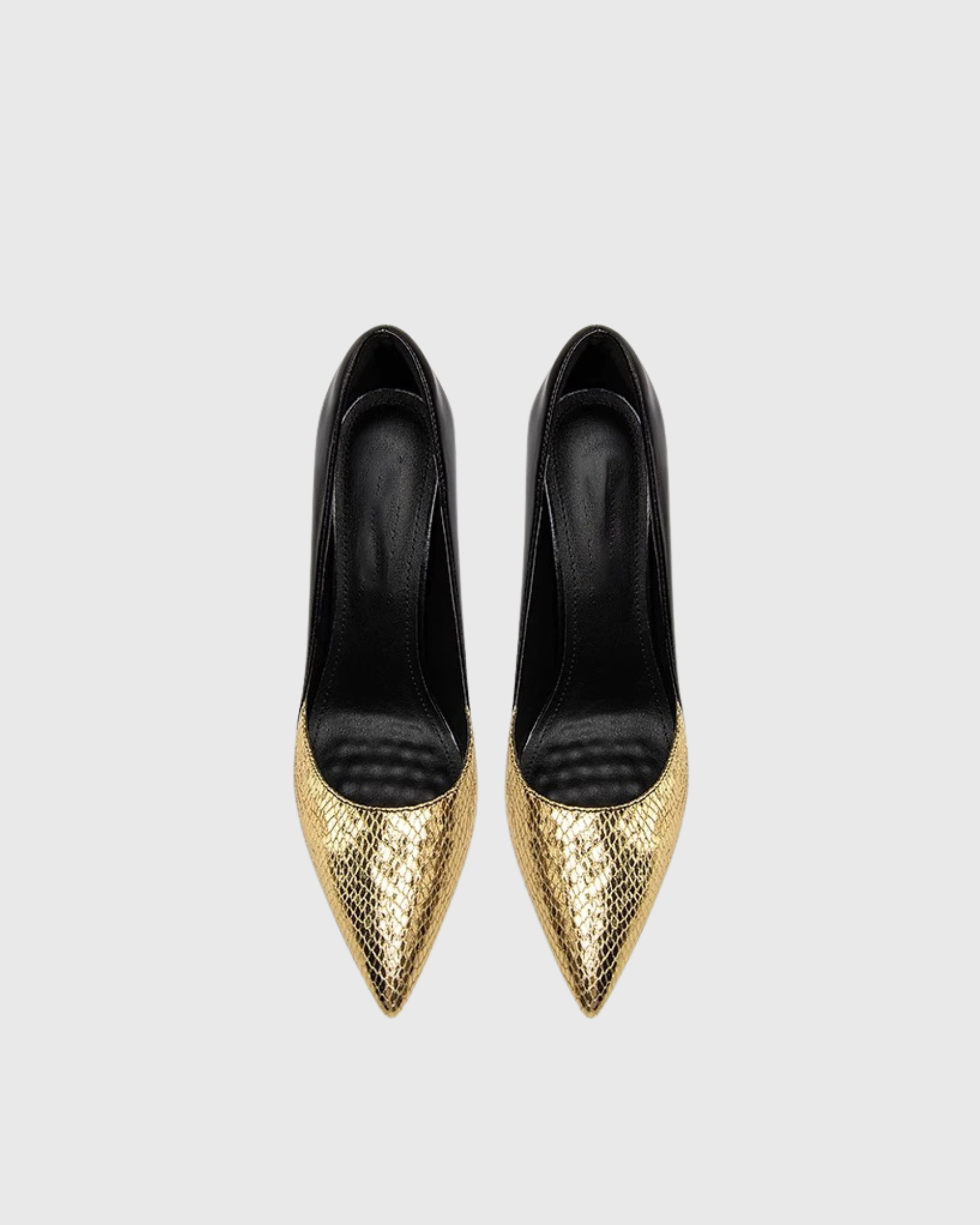 Itala Cobra Print Splicing Pumps