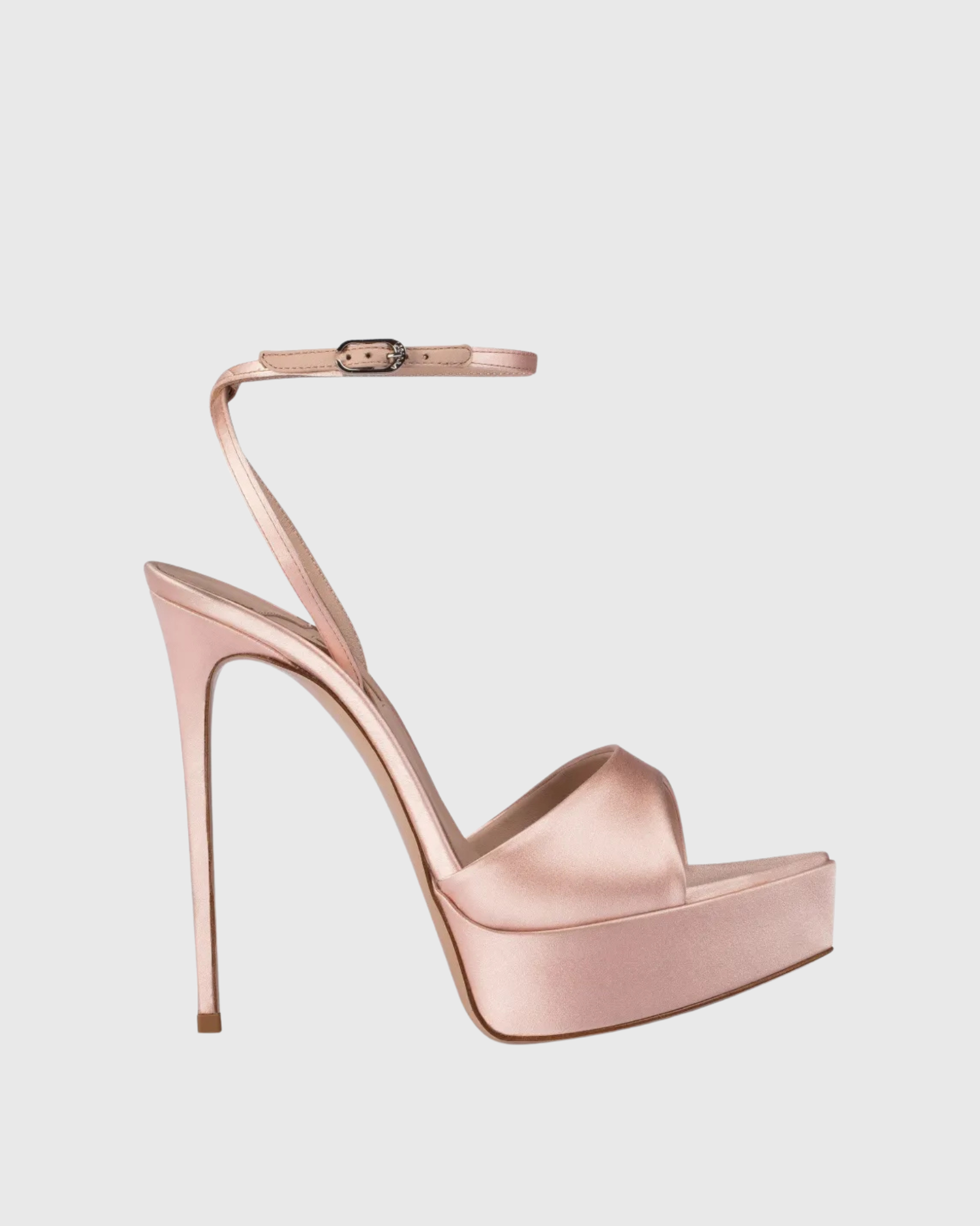 Iida Satin Strap Sandals In Pink