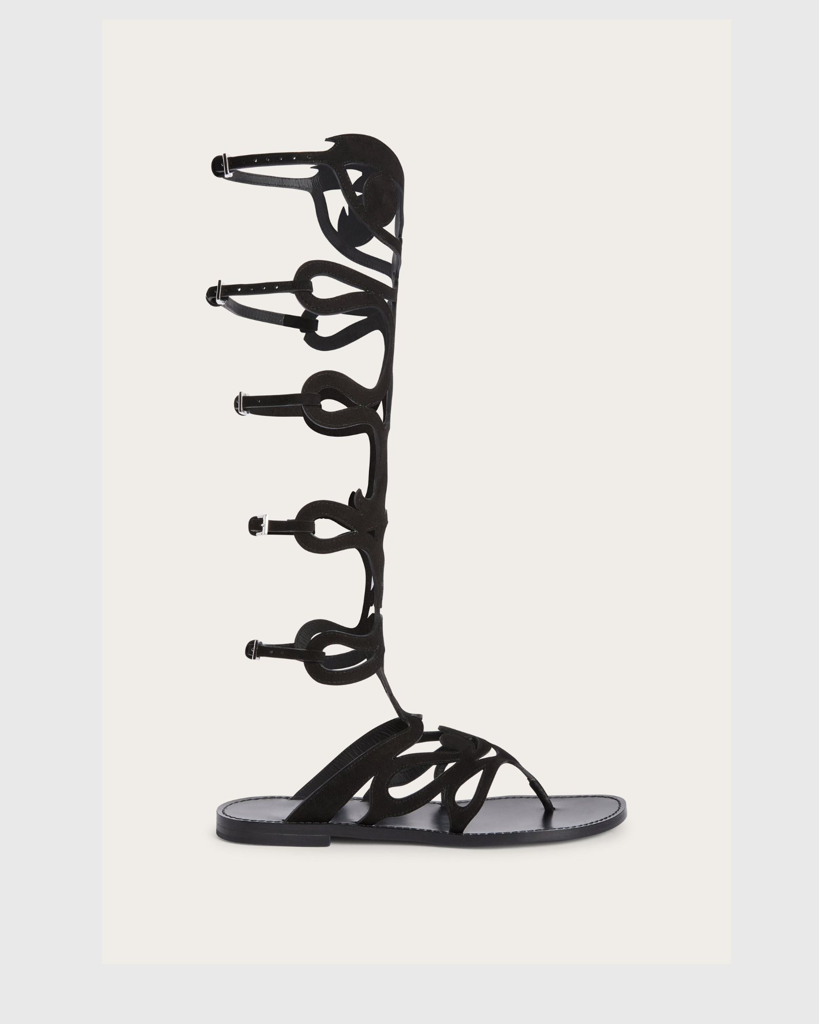 Juri Cage Knee High Gladiator Sandals
