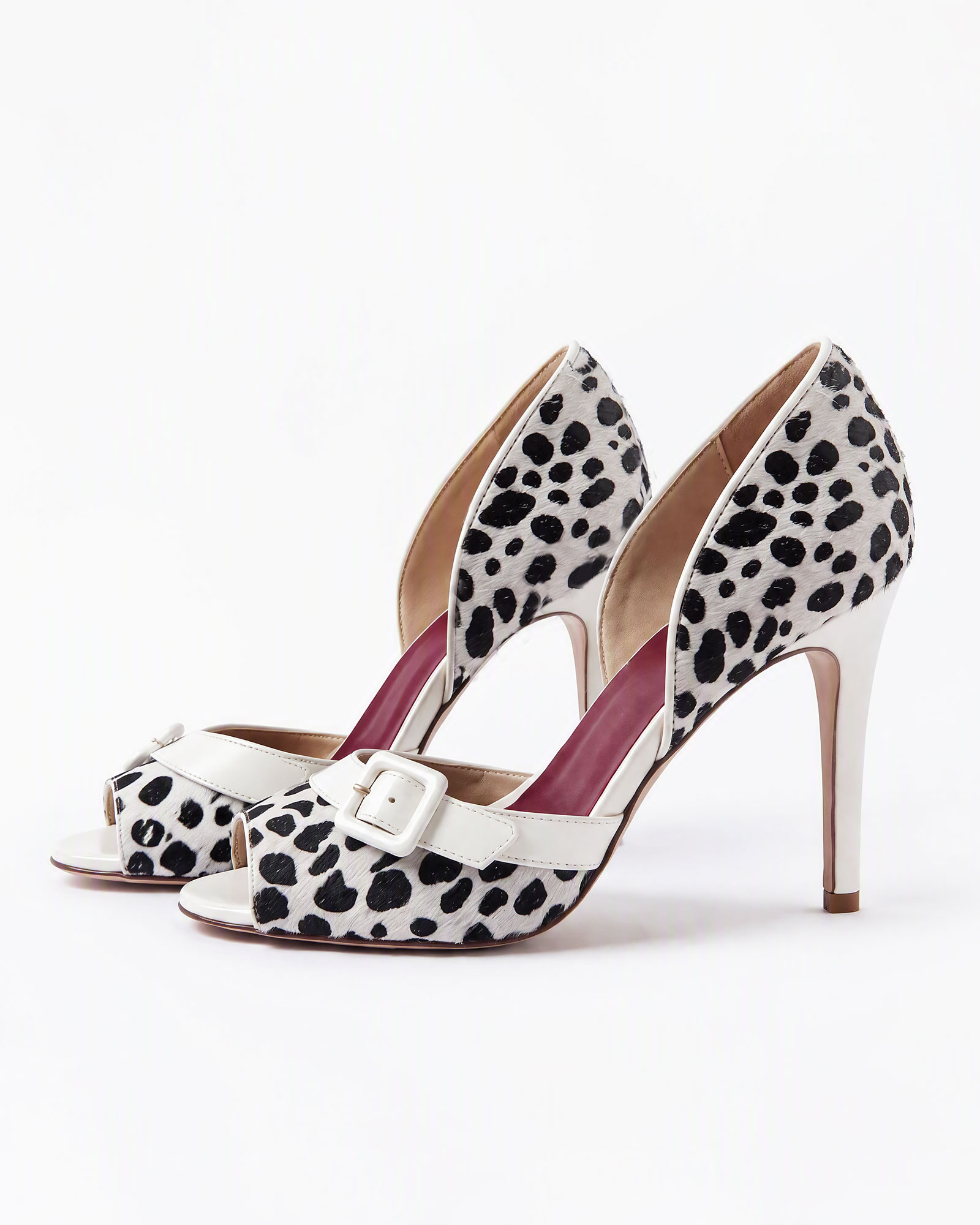 Naciye Peep Toe Pumps In Leopard