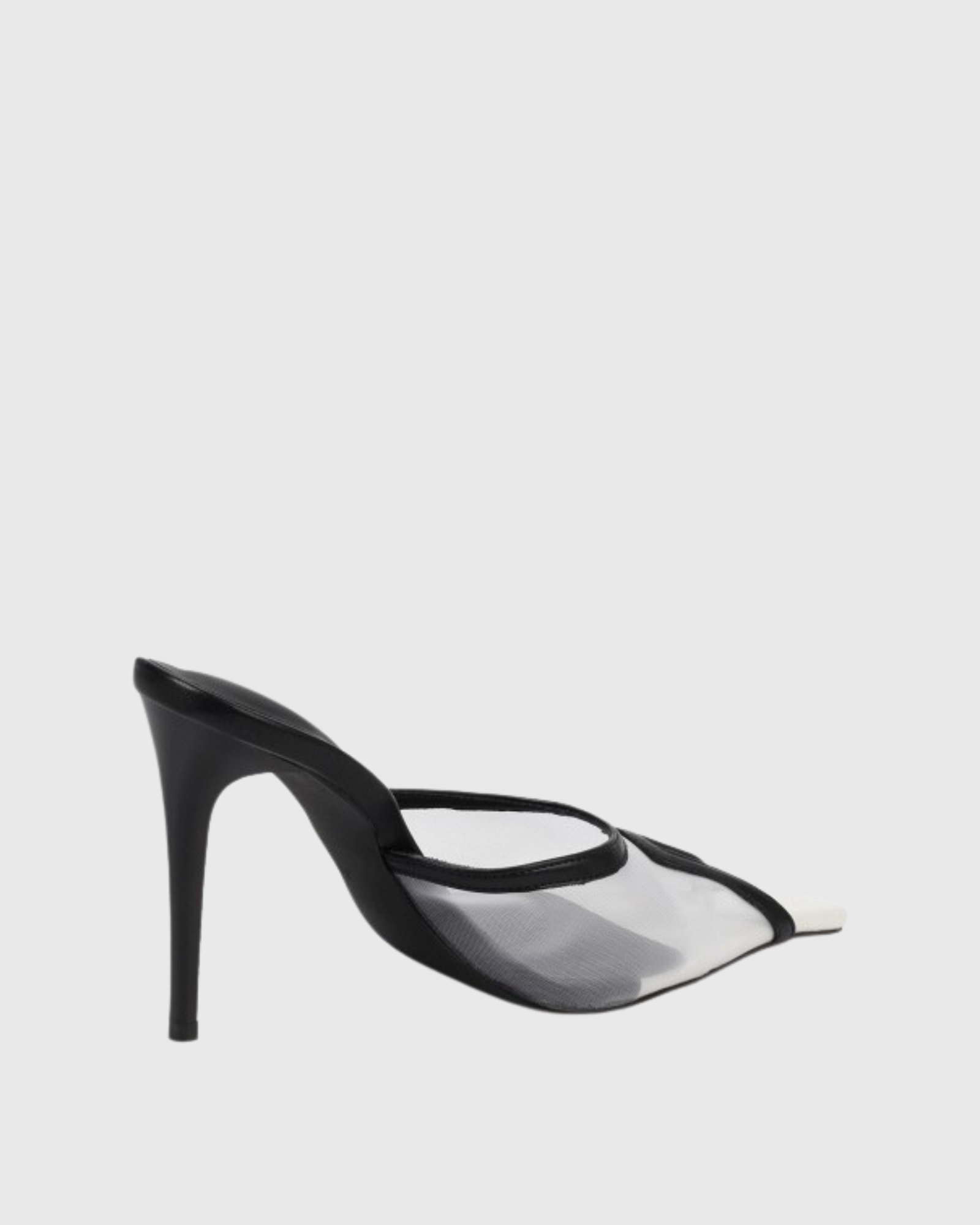 Lule Peep Toe Pvc Mules 