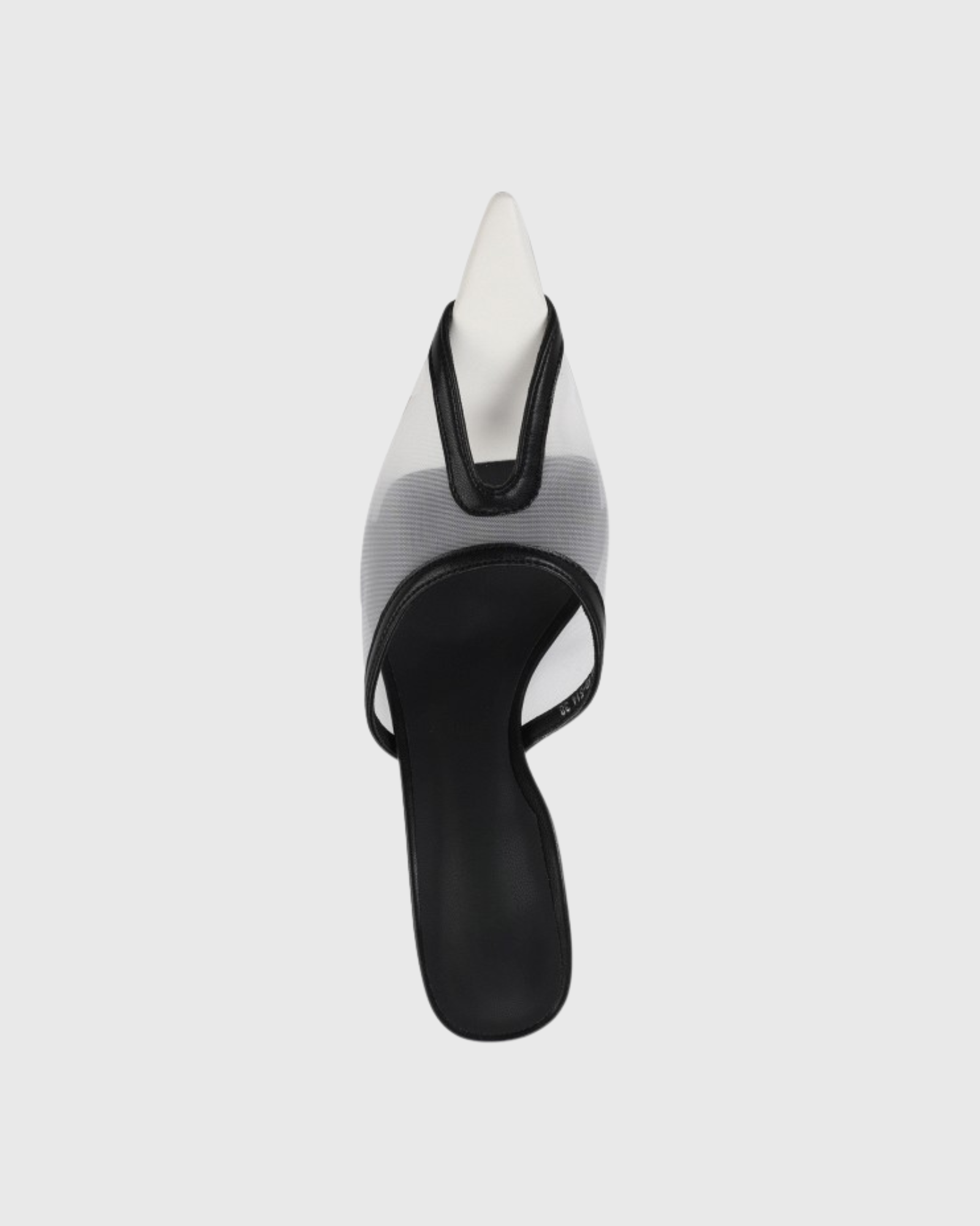 Lule Peep Toe Pvc Mules 