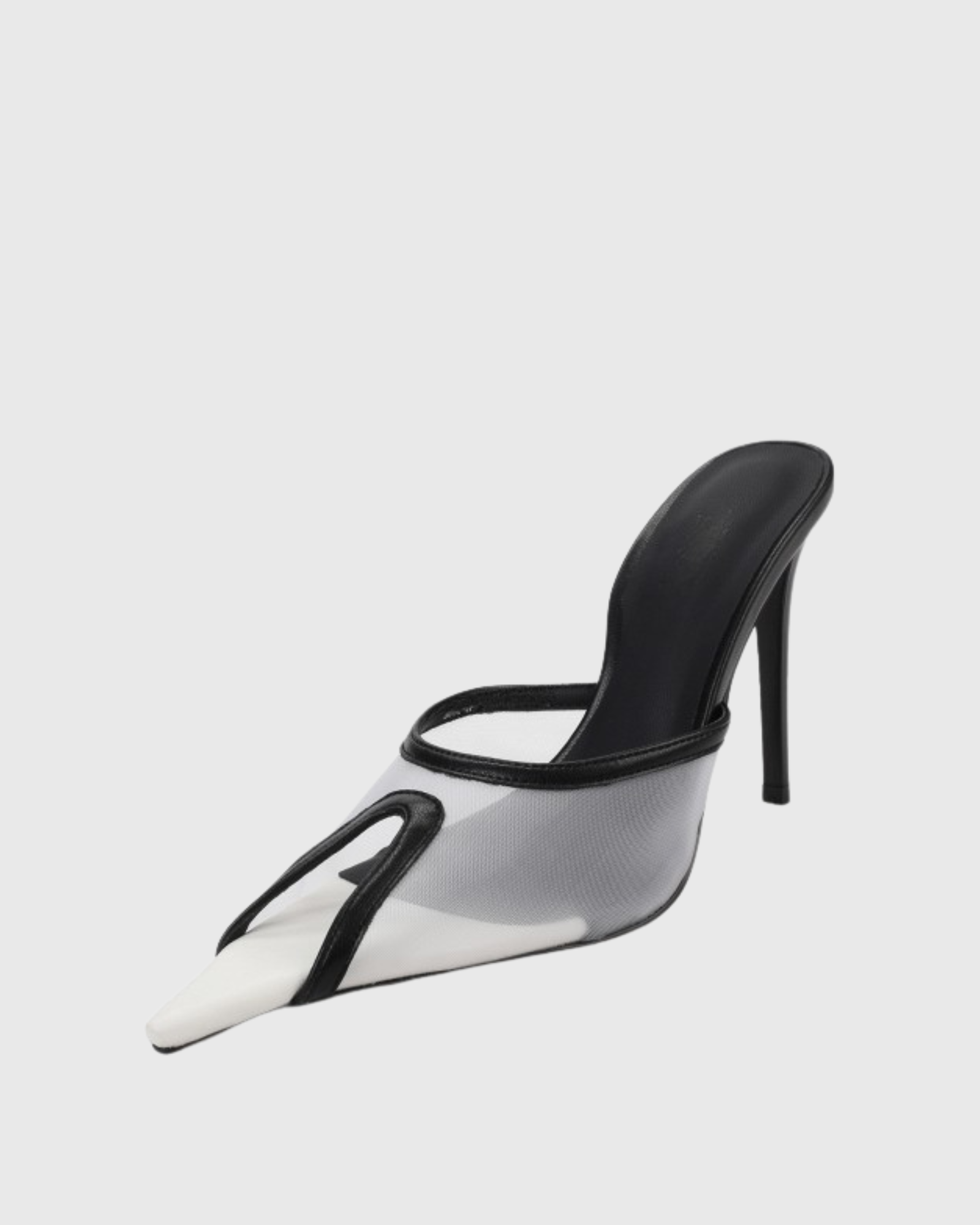 Lule Peep Toe Pvc Mules 