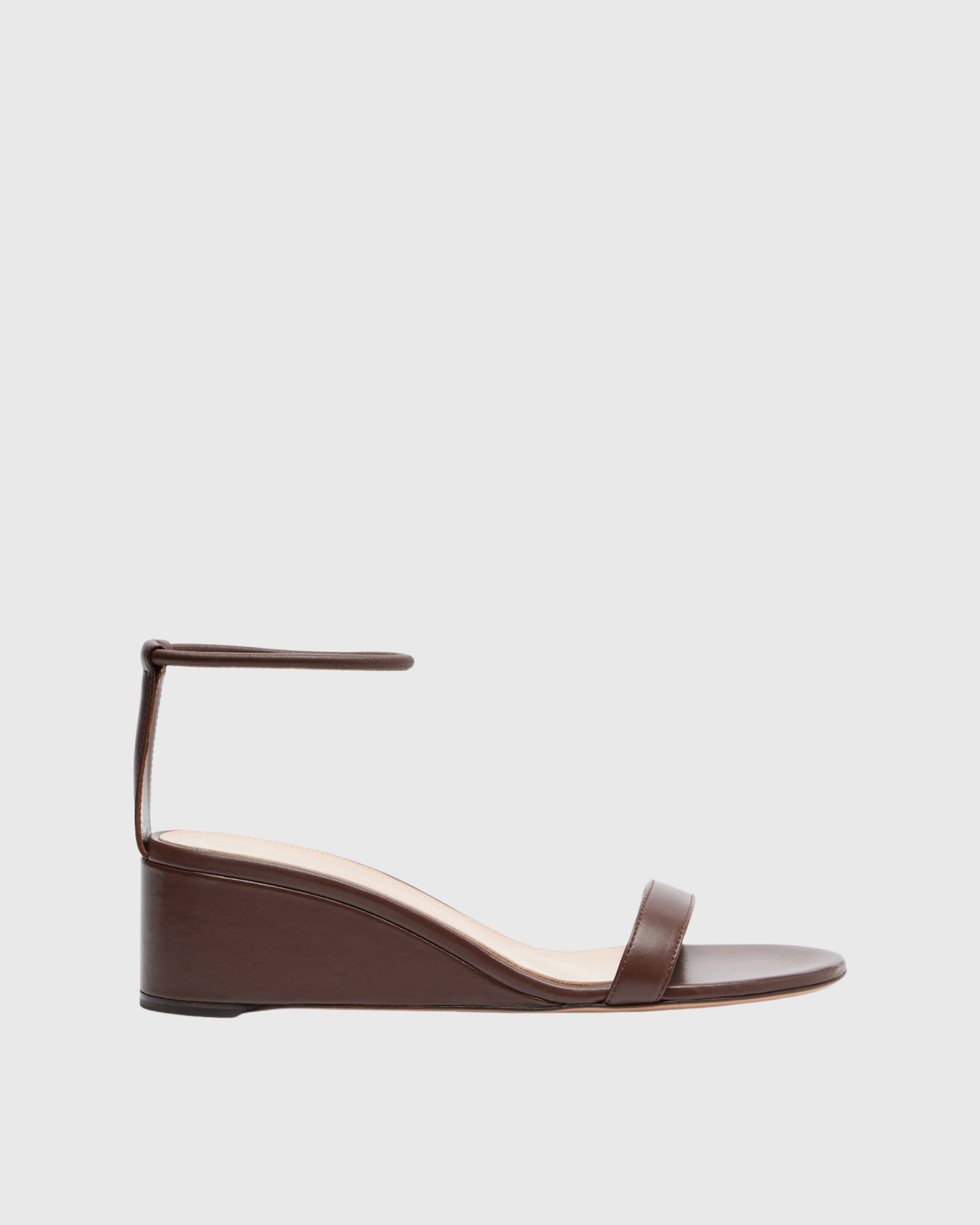 Luba Wedge Strap Sandals In Brown