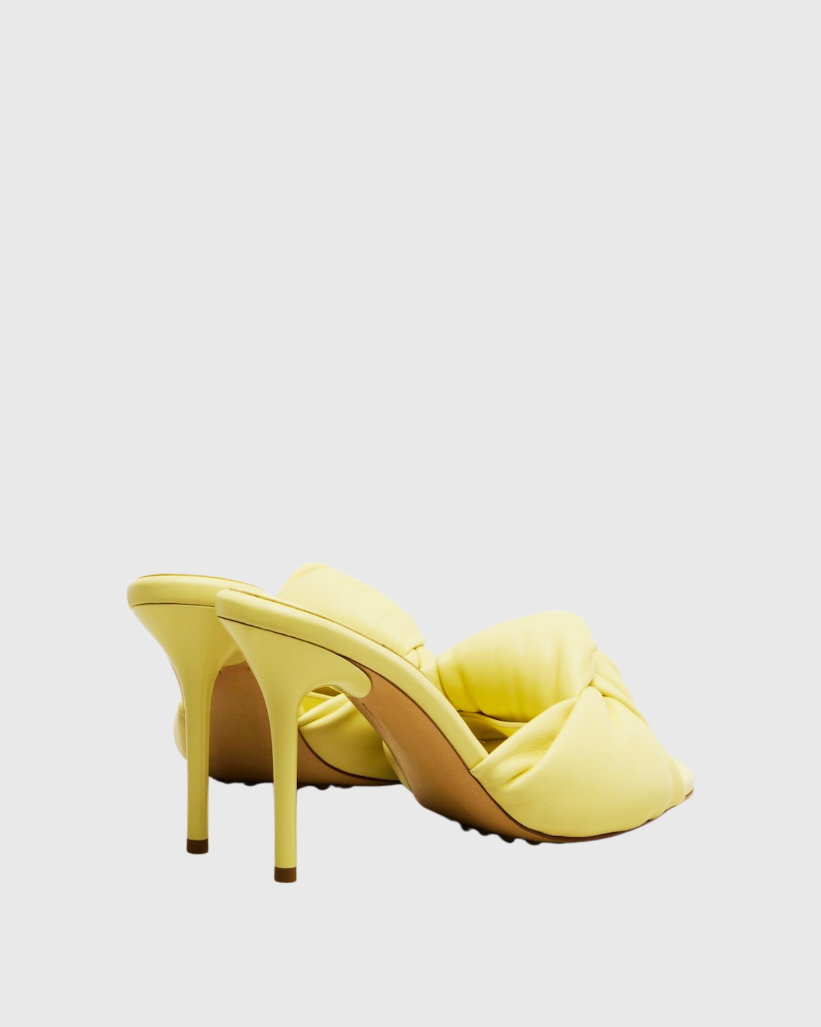 Libe Knot Mules In Yellow