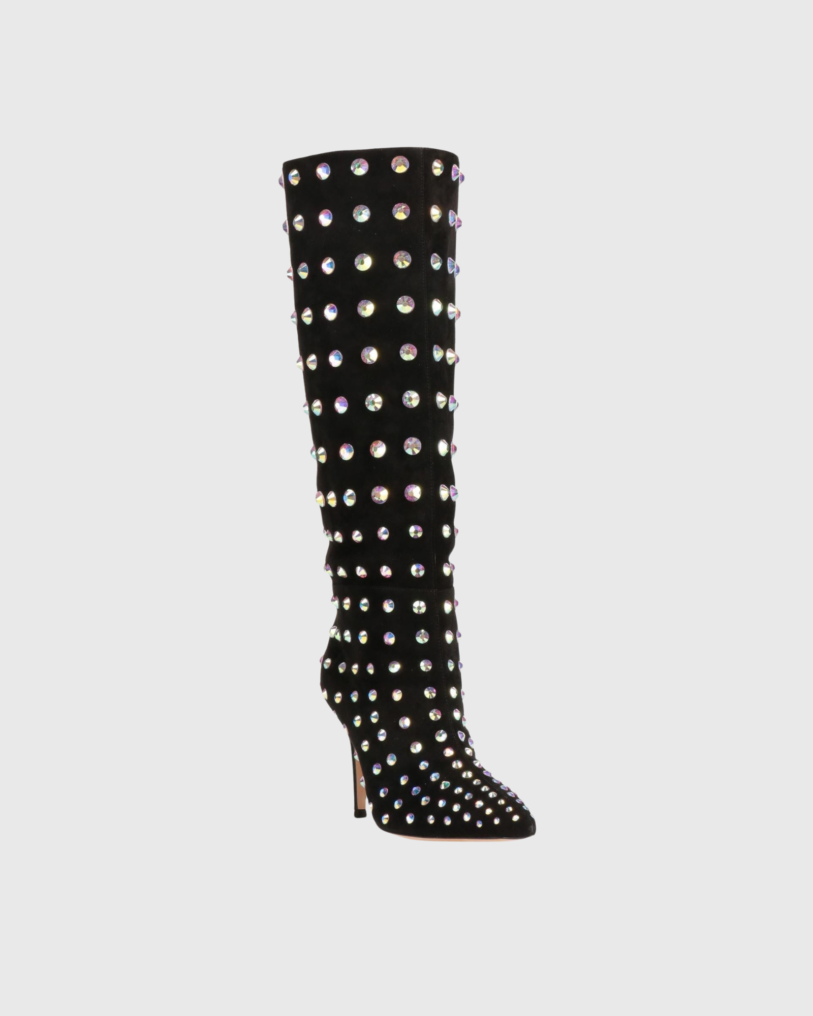 Muna Rhinestone Knee Hight Boots 