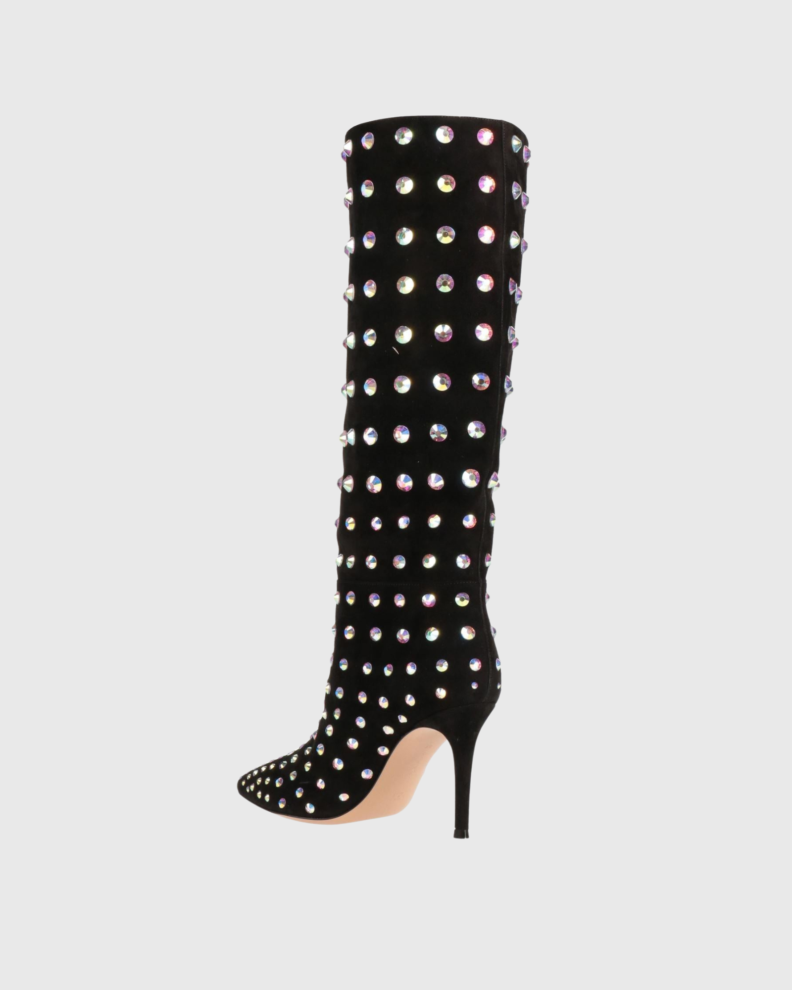 Muna Rhinestone Knee Hight Boots 