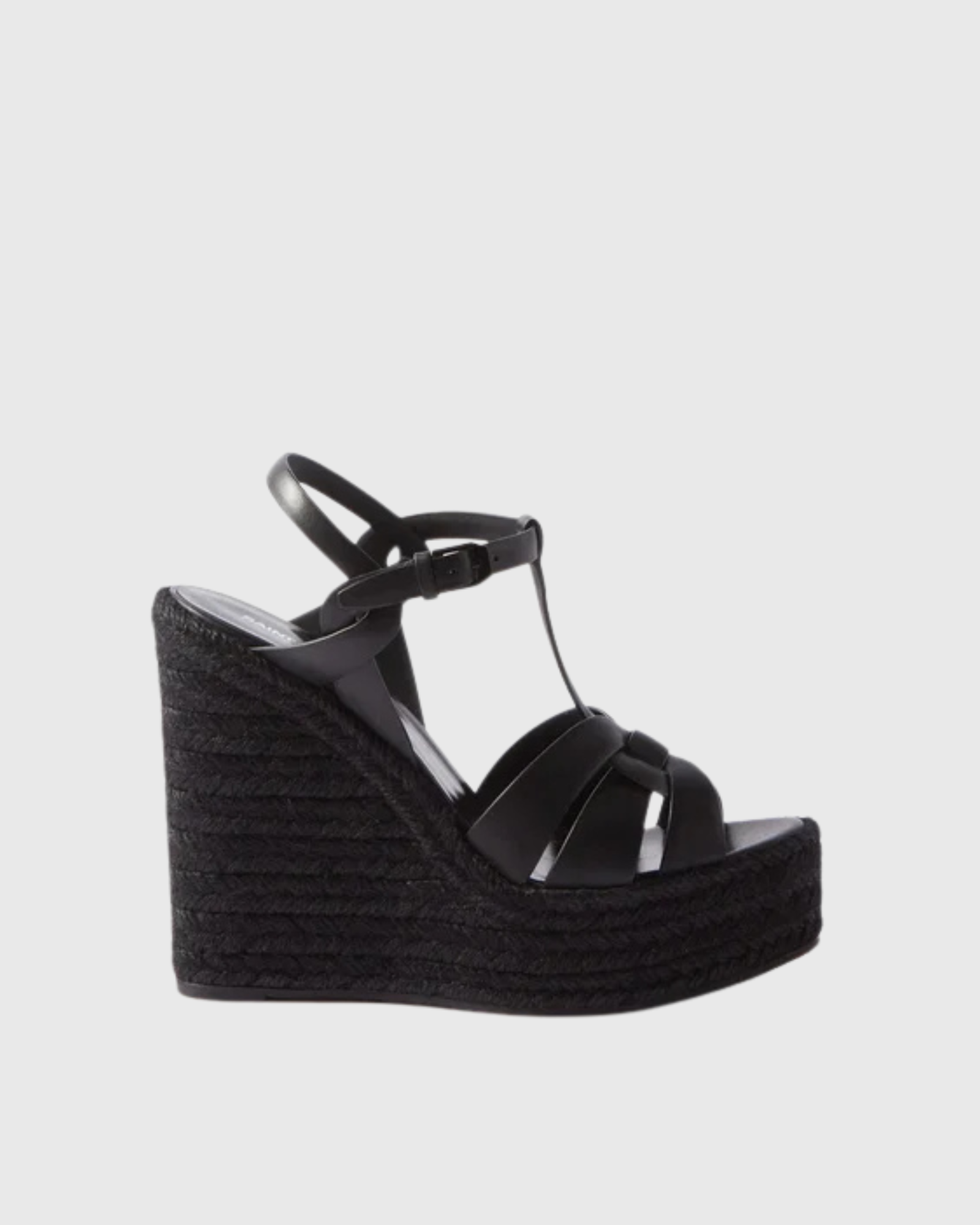 Arvella Platform Wedge Strap Sandals In Black