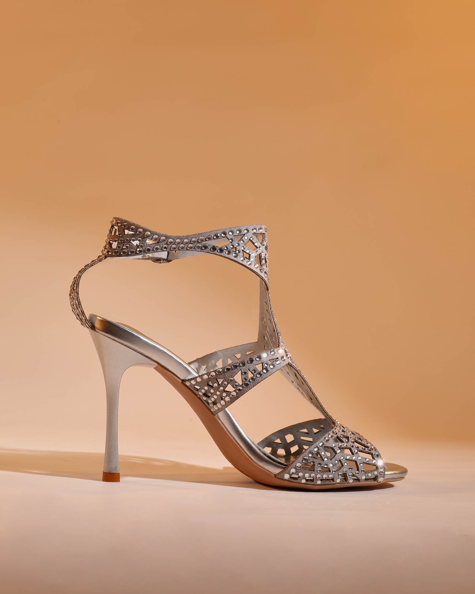 Hai Rhinestone Cage Sandals