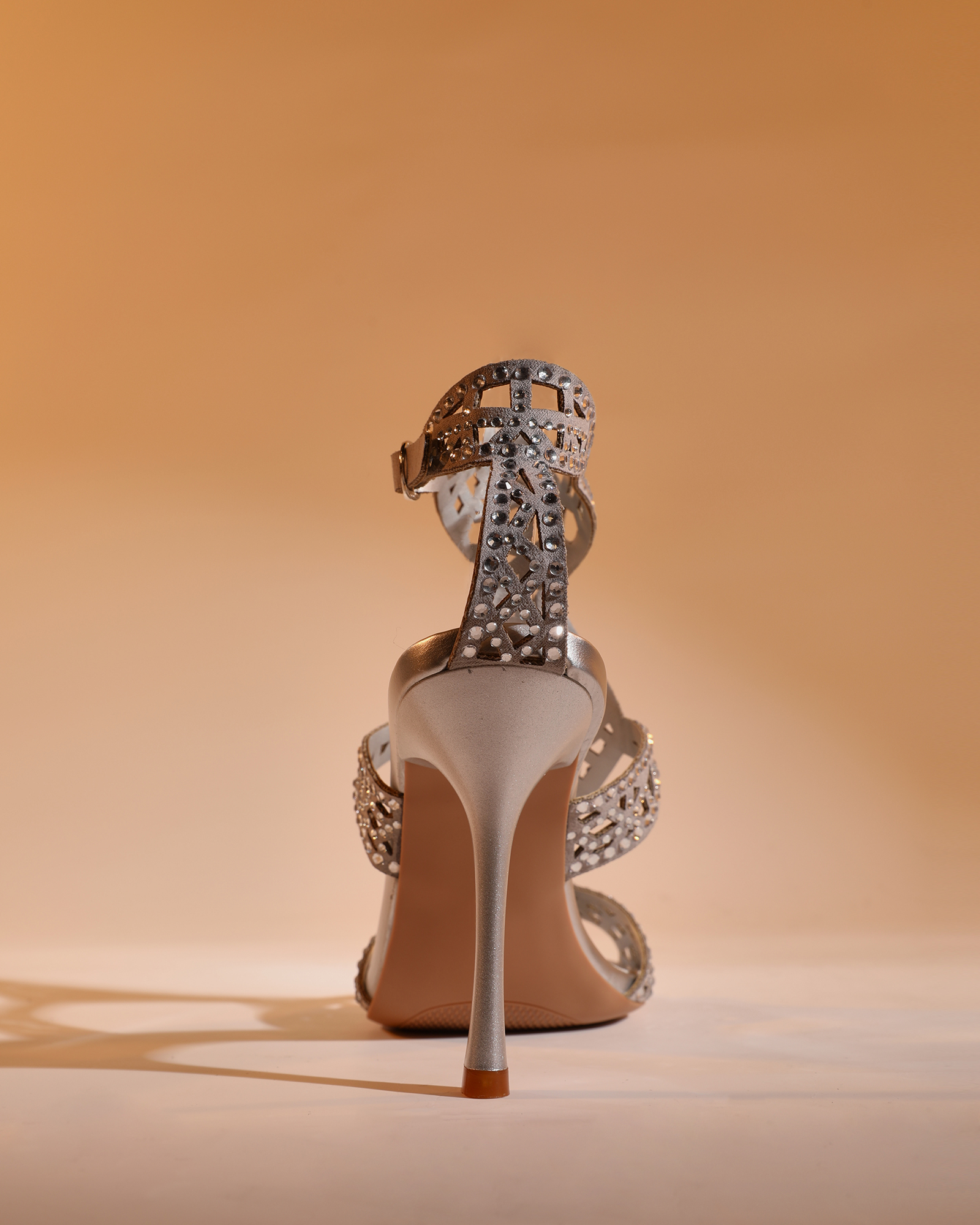 Hai Rhinestone Cage Sandals