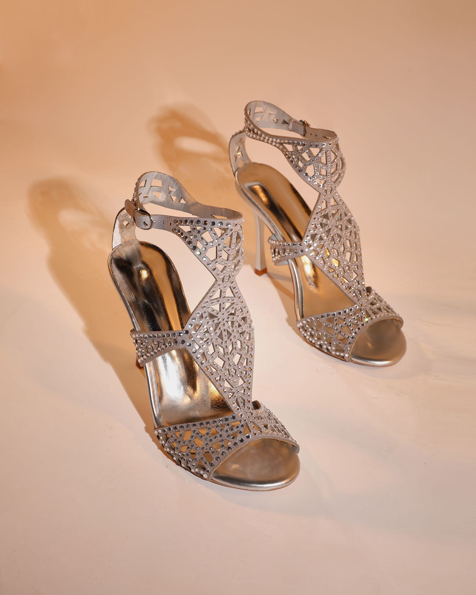 Hai Rhinestone Cage Sandals