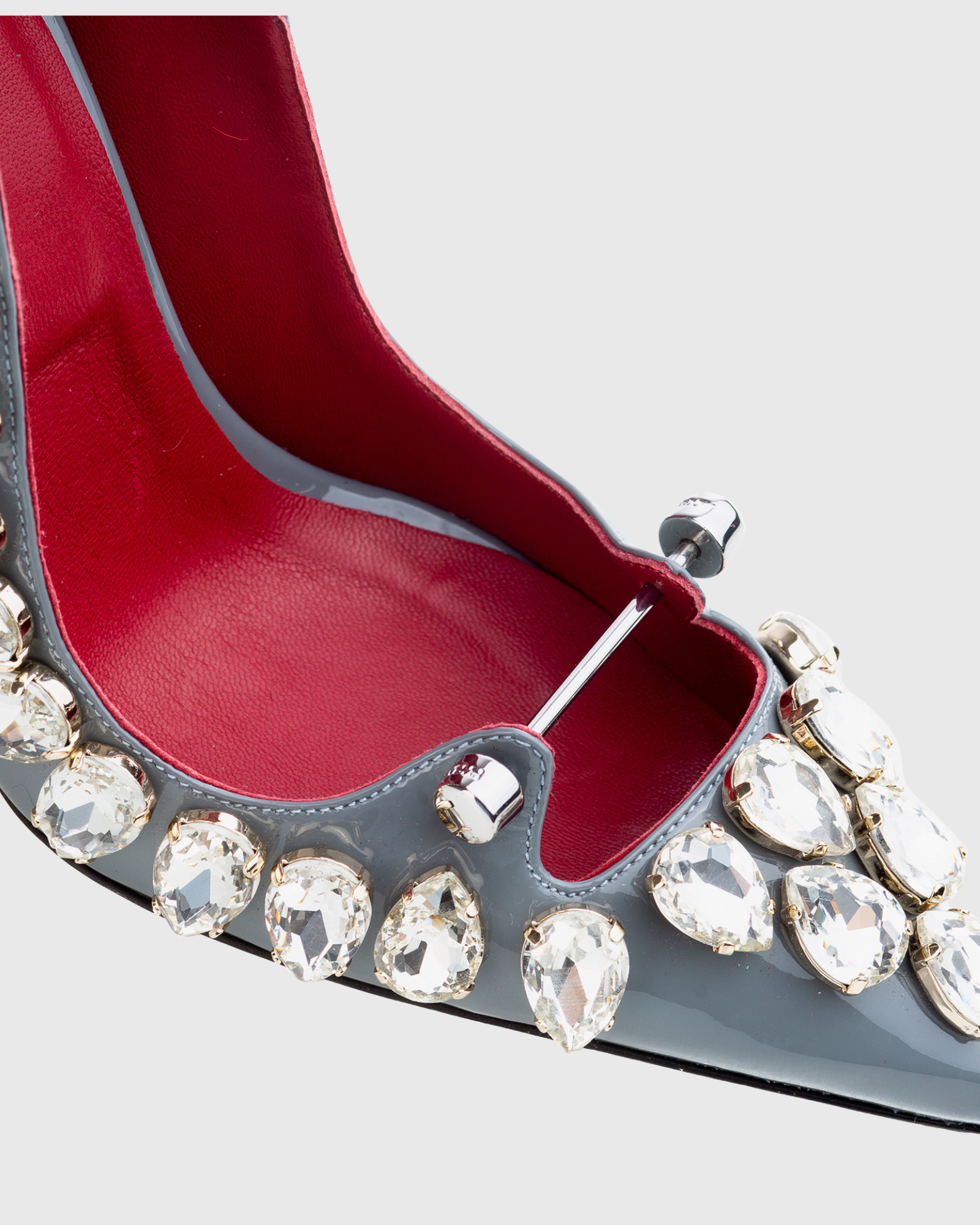 Maggie Rhinestone Pumps In Blue