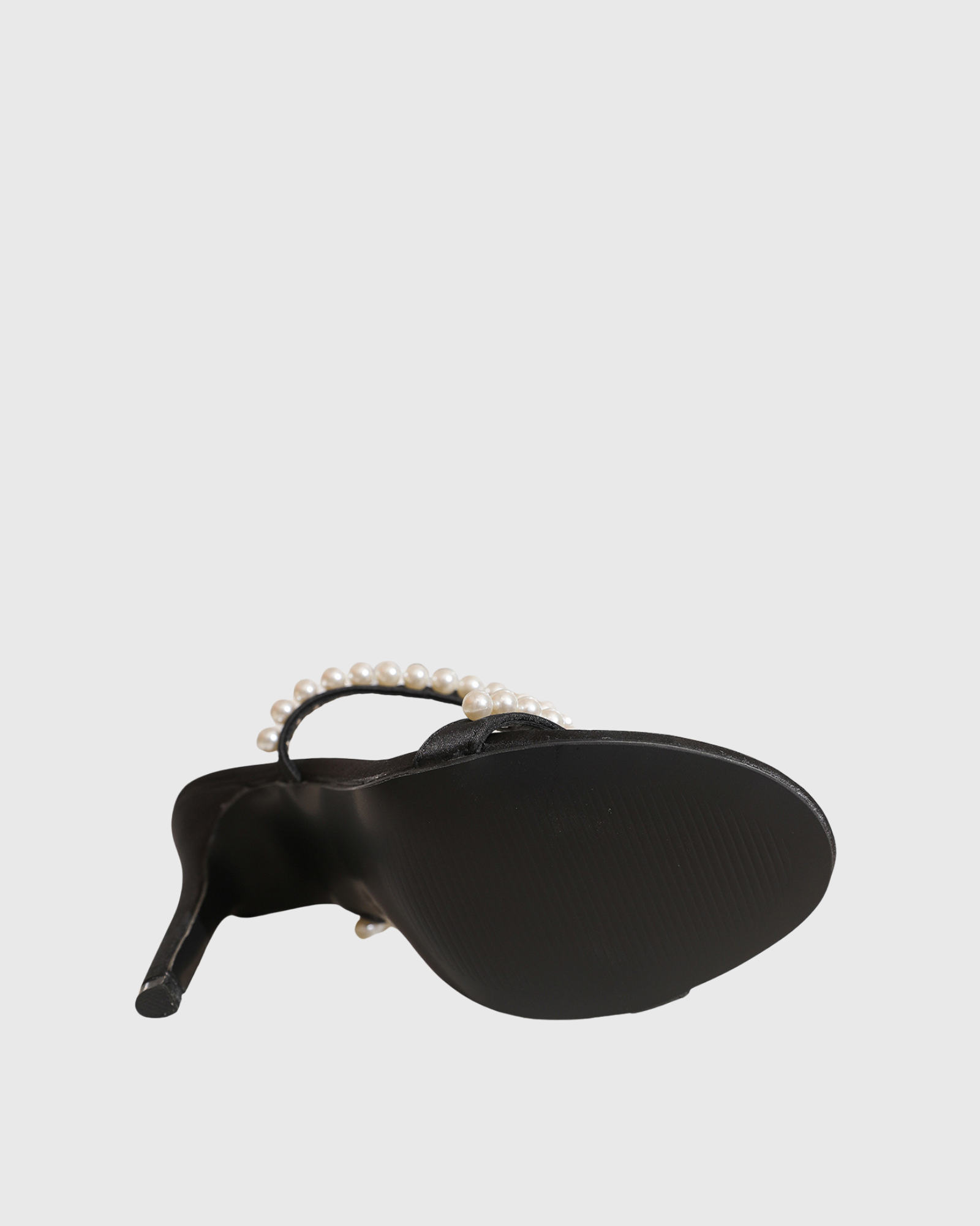 Anu Pearl Strappy Sandals In Black