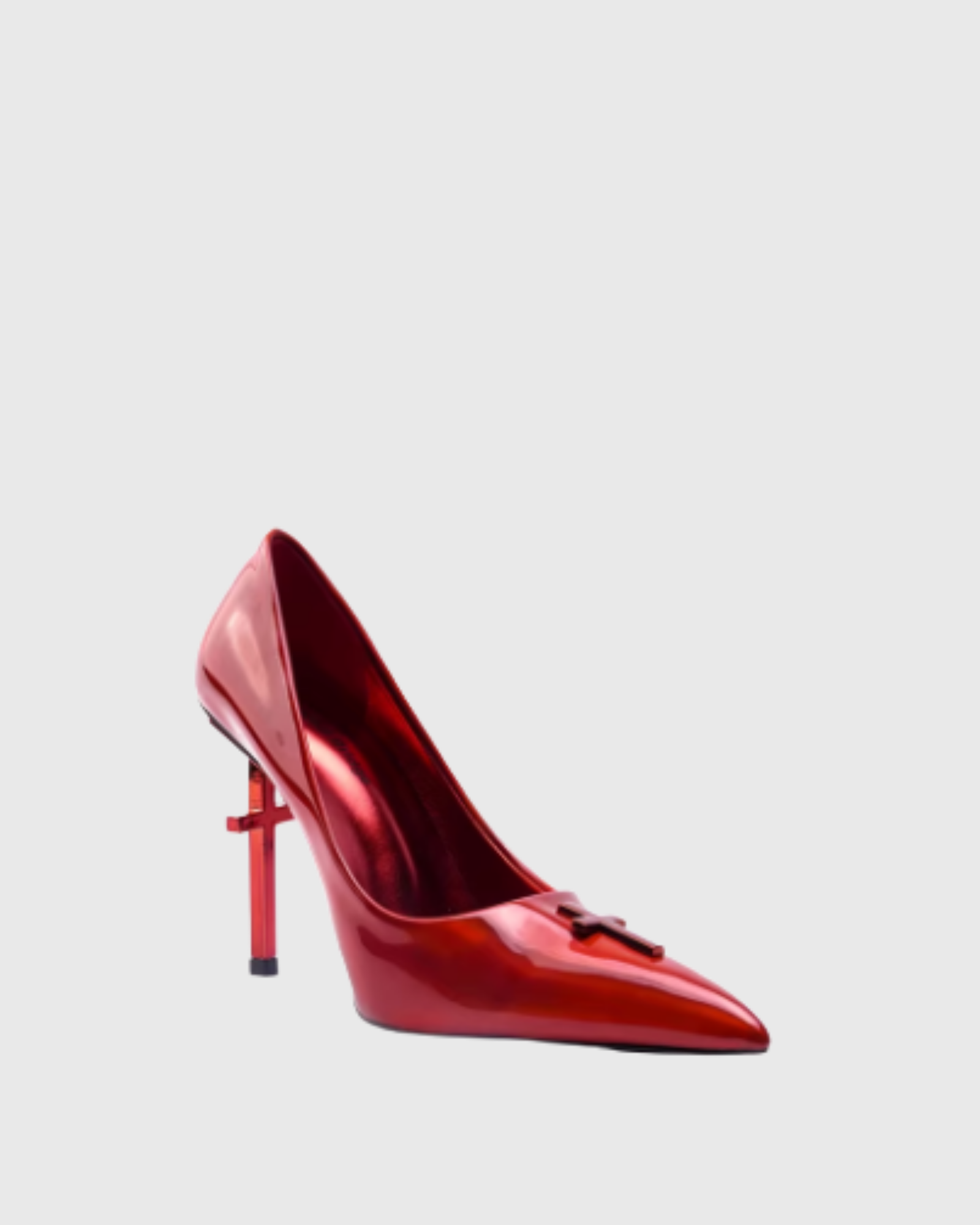 Eadgar Cross Pumps In Red