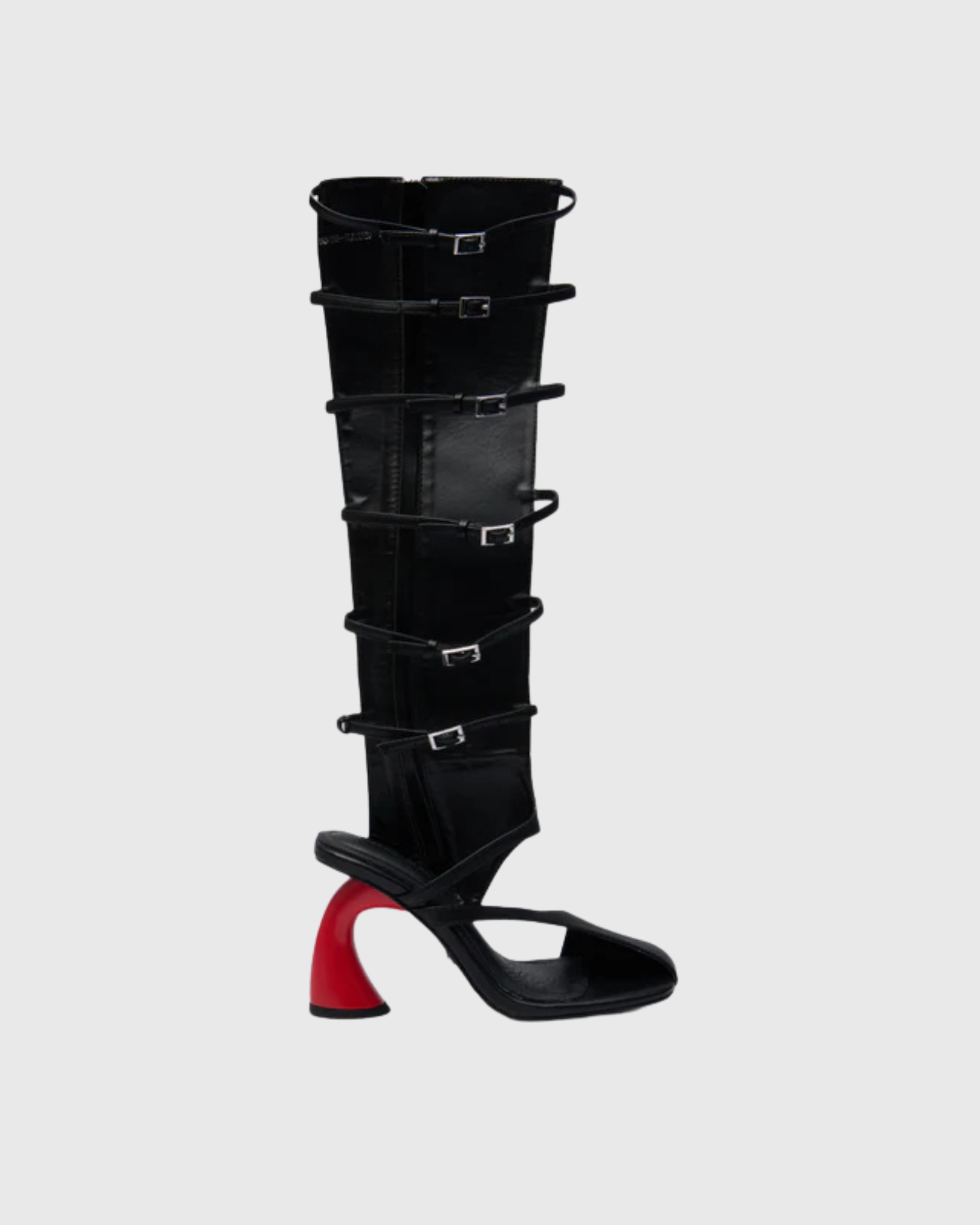 Fina Asymmetry Wrap Gladiator Sandals