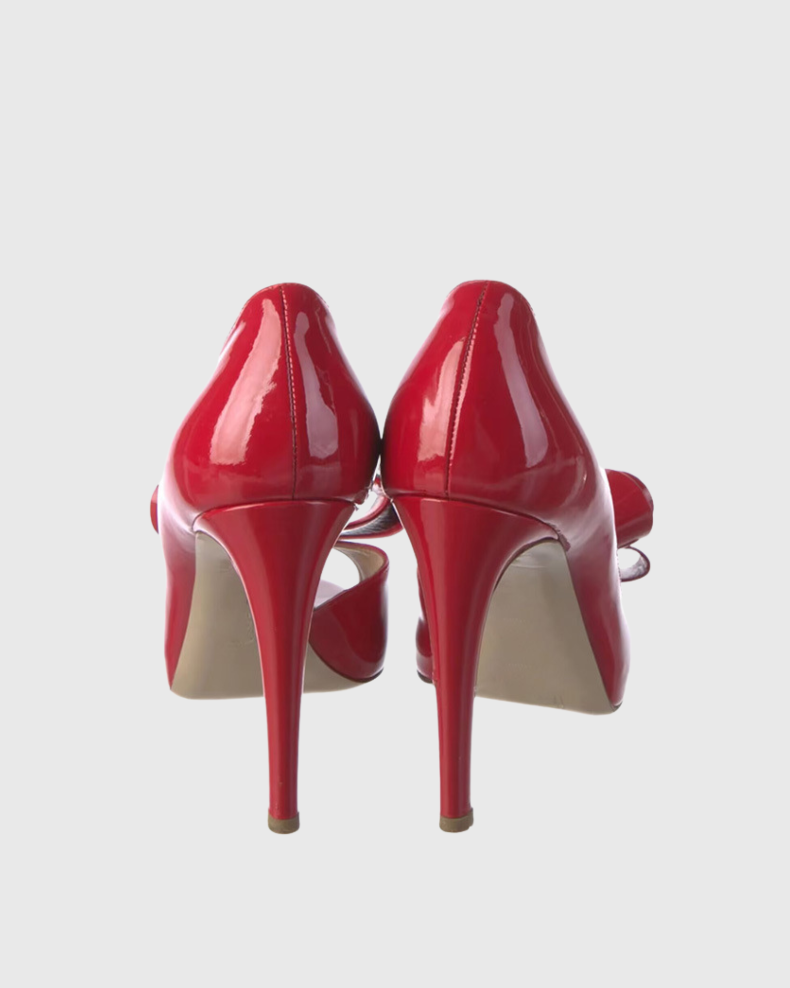 Iiris Bow Side Cut Pumps In Red