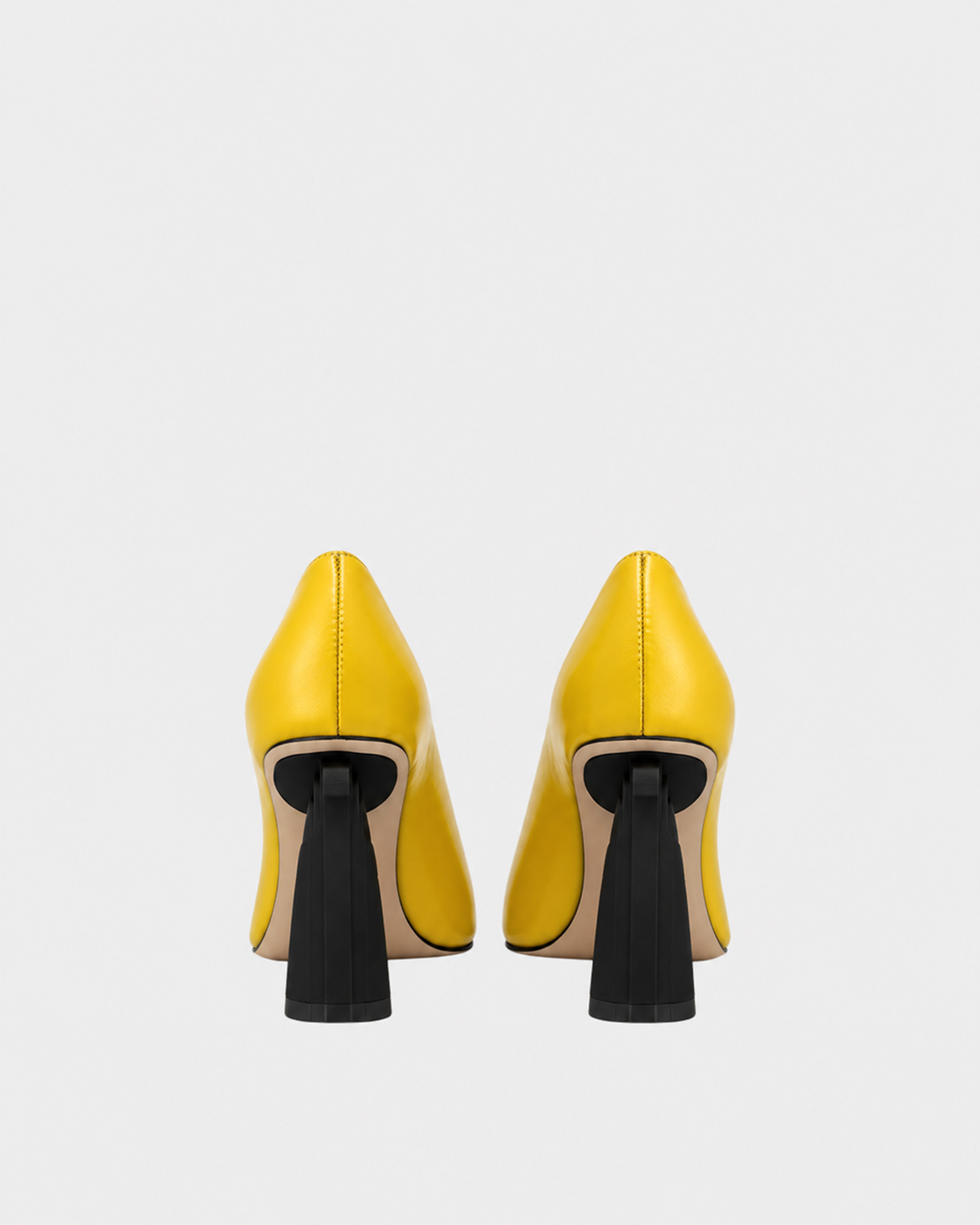 Roxie Printed Graffiti Pumps In Yellow
