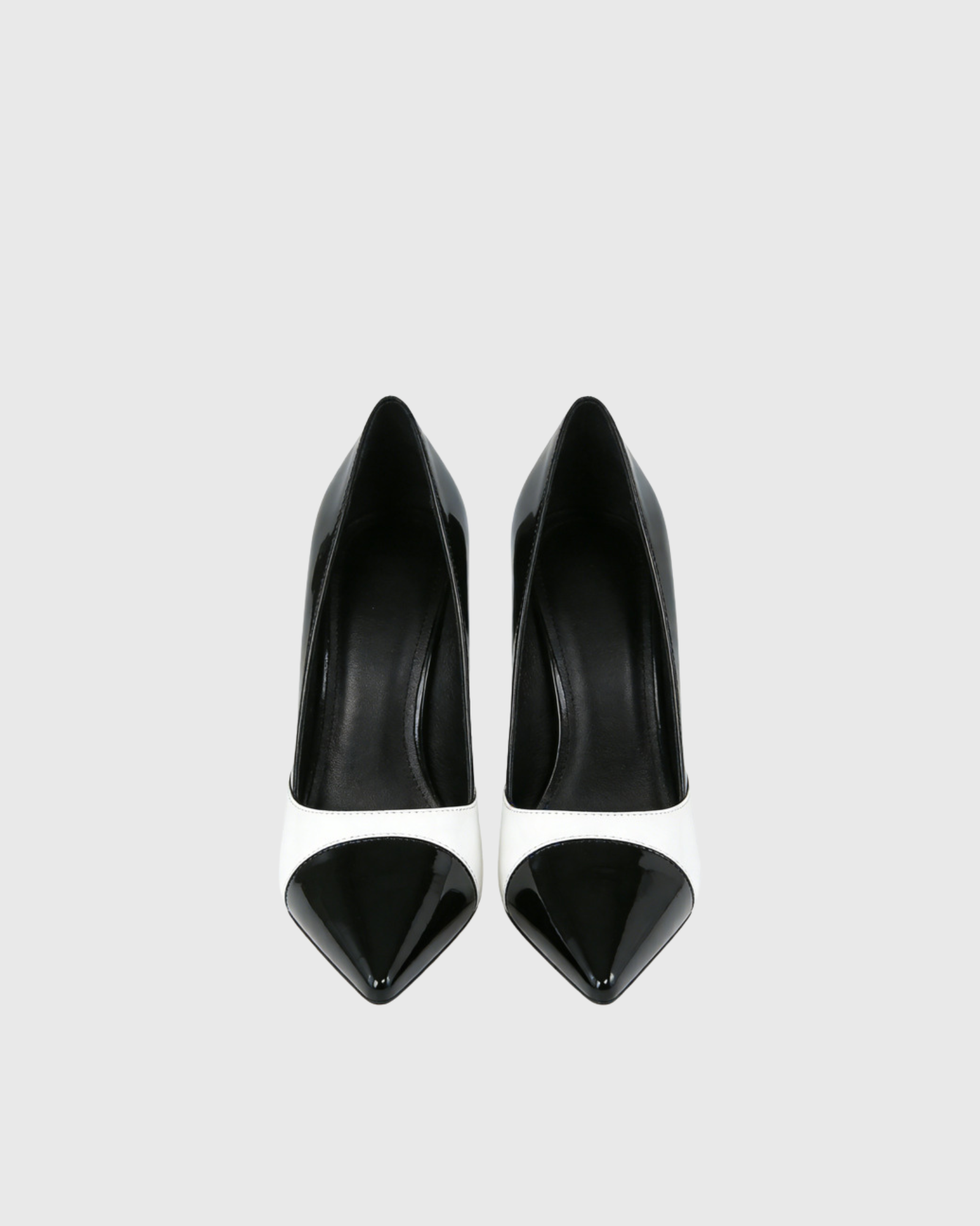 Ala Black White Splicing Pumps