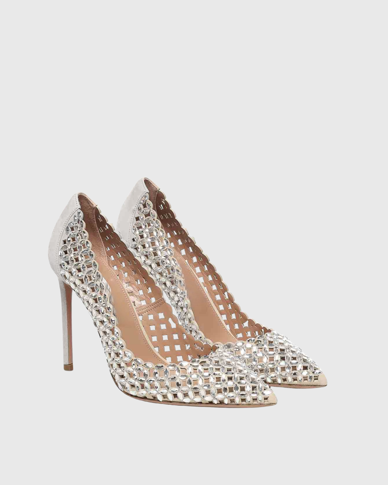 Lova Cutout Pumps In Sliver
