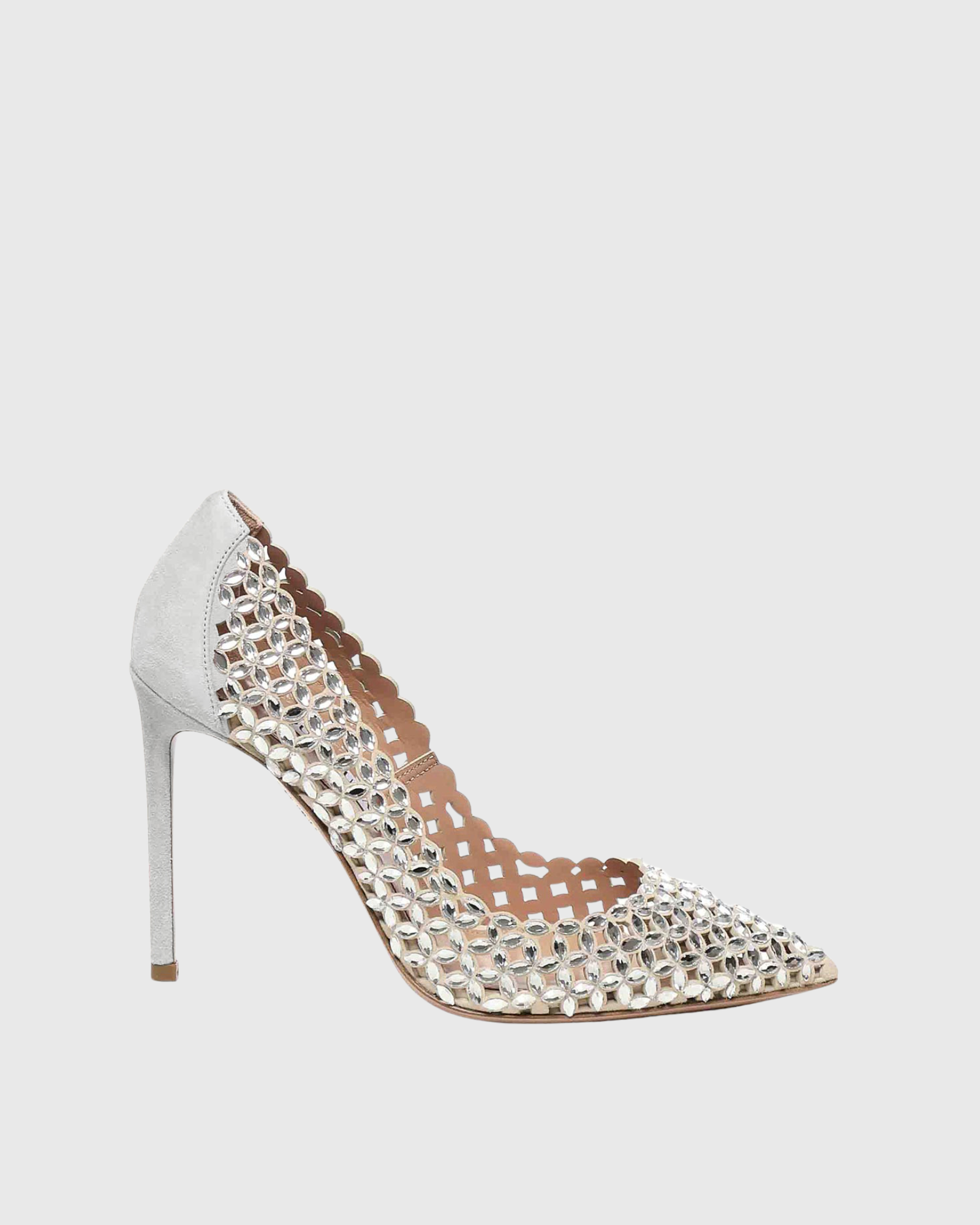 Lova Cutout Pumps In Sliver