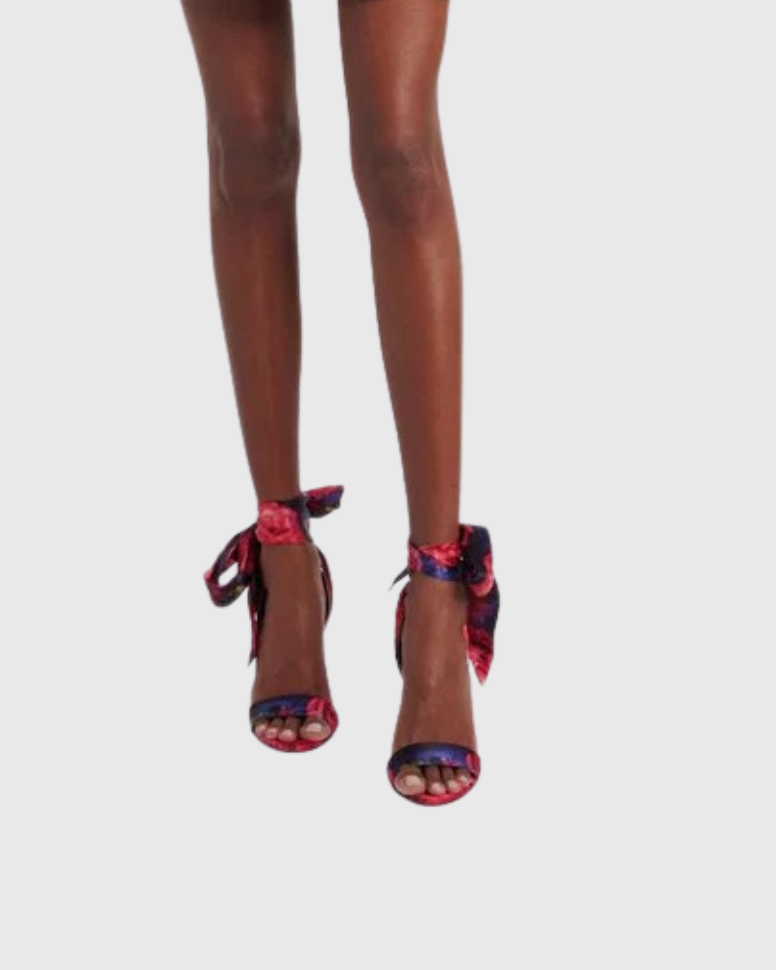 Marisol Floral Bow Mules In Red