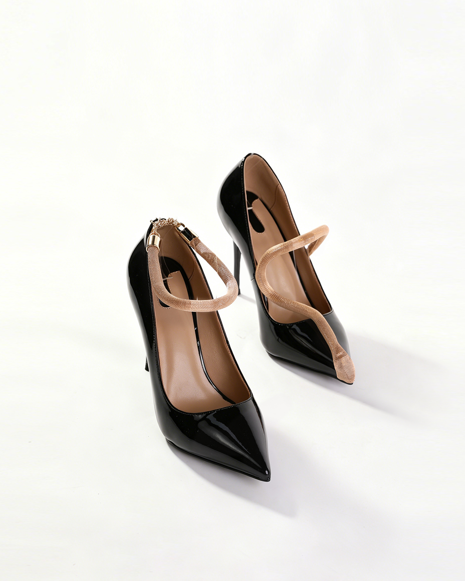 Iro Snake Strap Pumps 