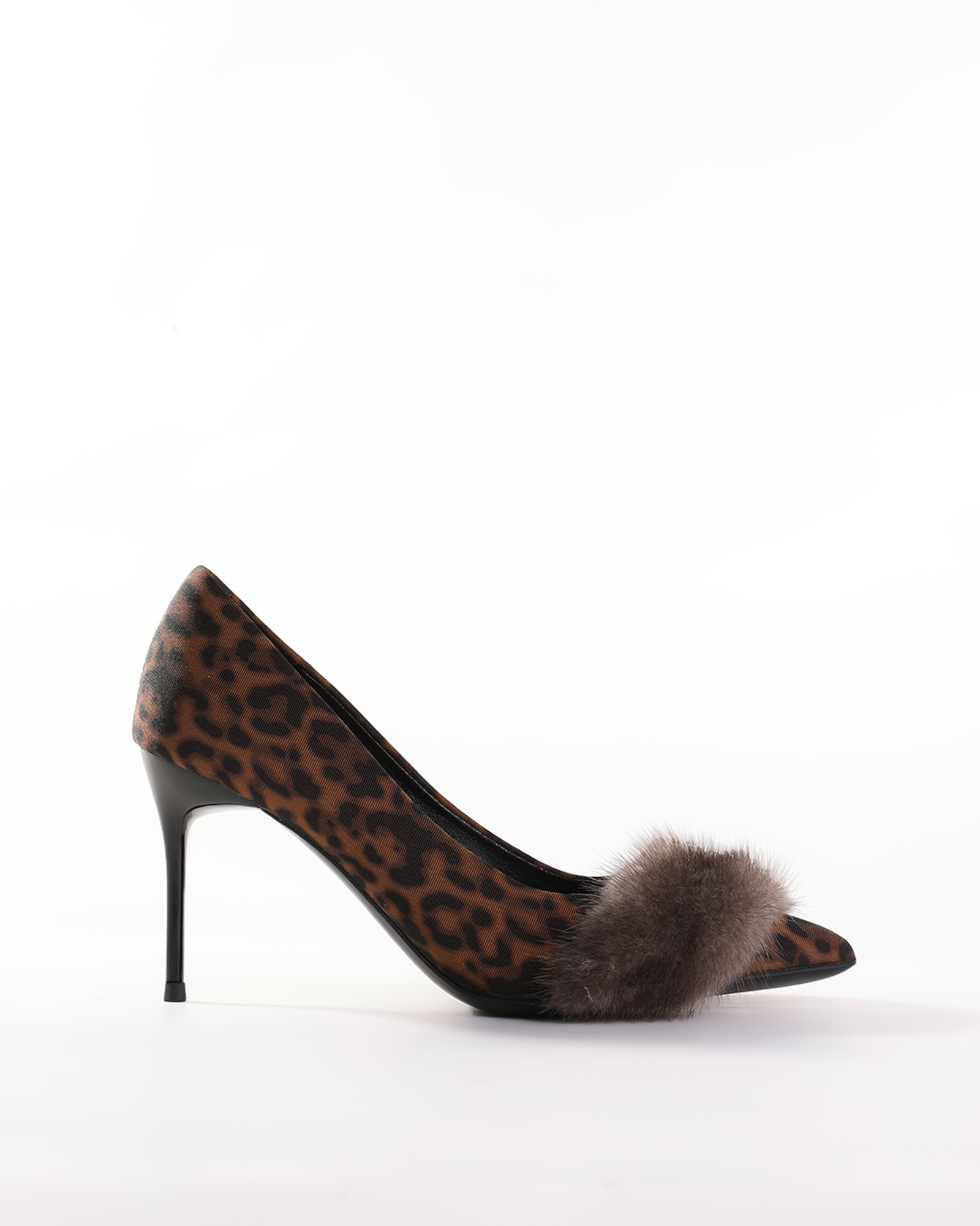  Iroda Faux Fur Pumps In Leopard