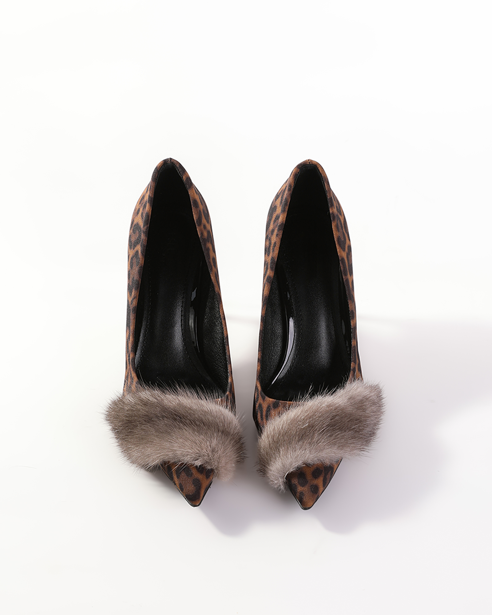  Iroda Faux Fur Pumps In Leopard