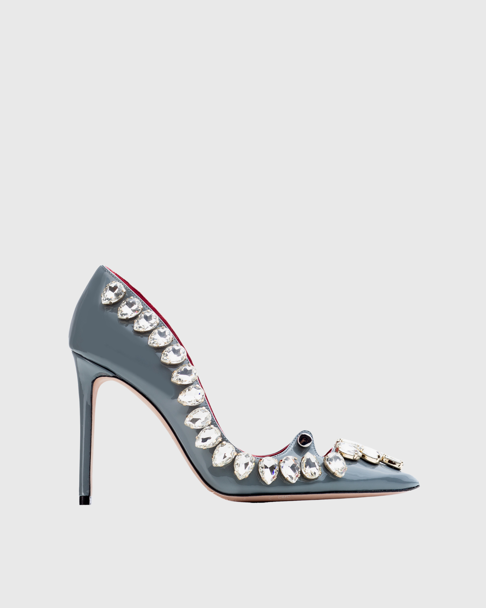 Maggie Rhinestone Pumps In Blue