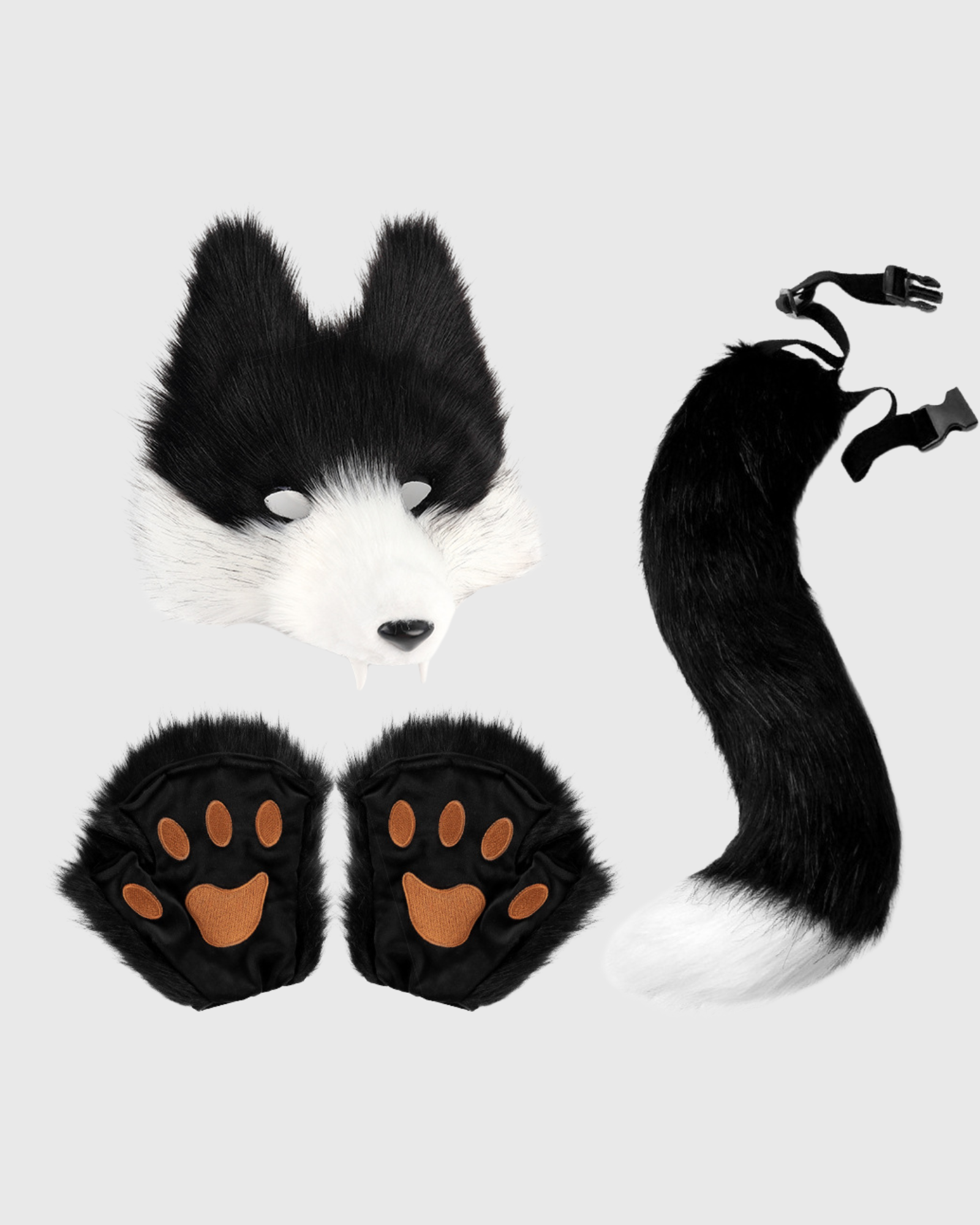 Realistic Wolf Mask Set