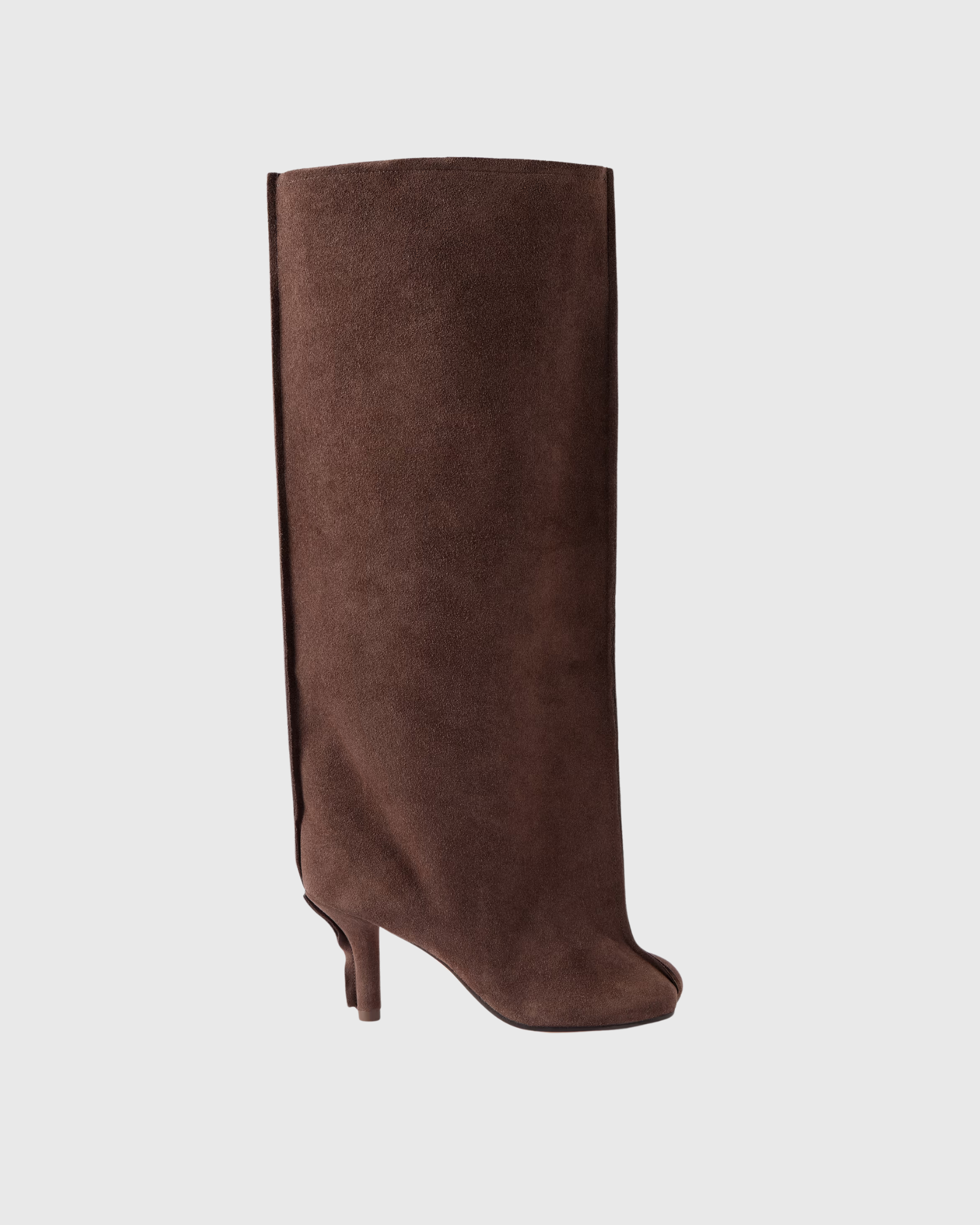 Thexi Wide Calf Knee High Boots In Brown