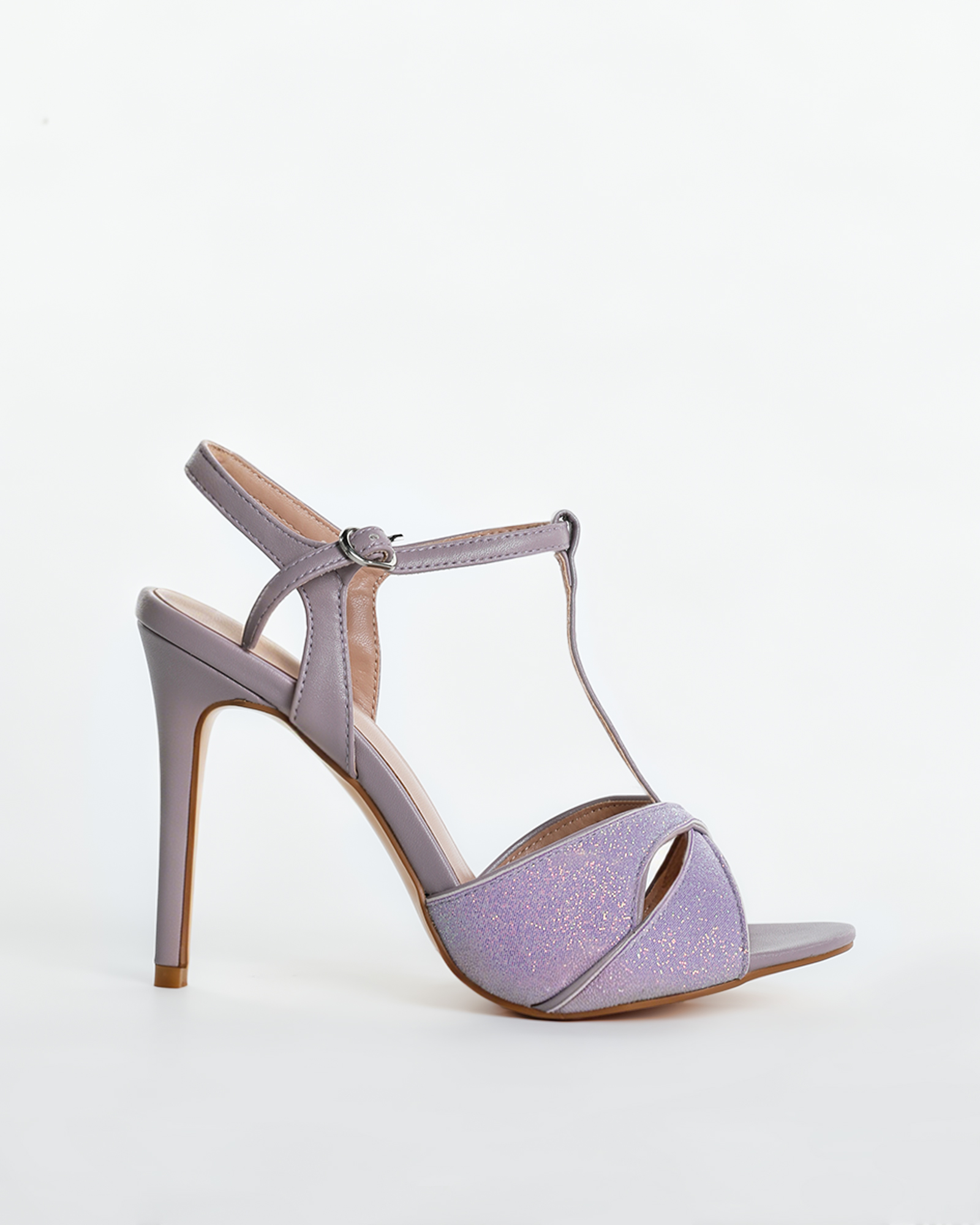 Fergie Glitter Starp Sandals In Purple