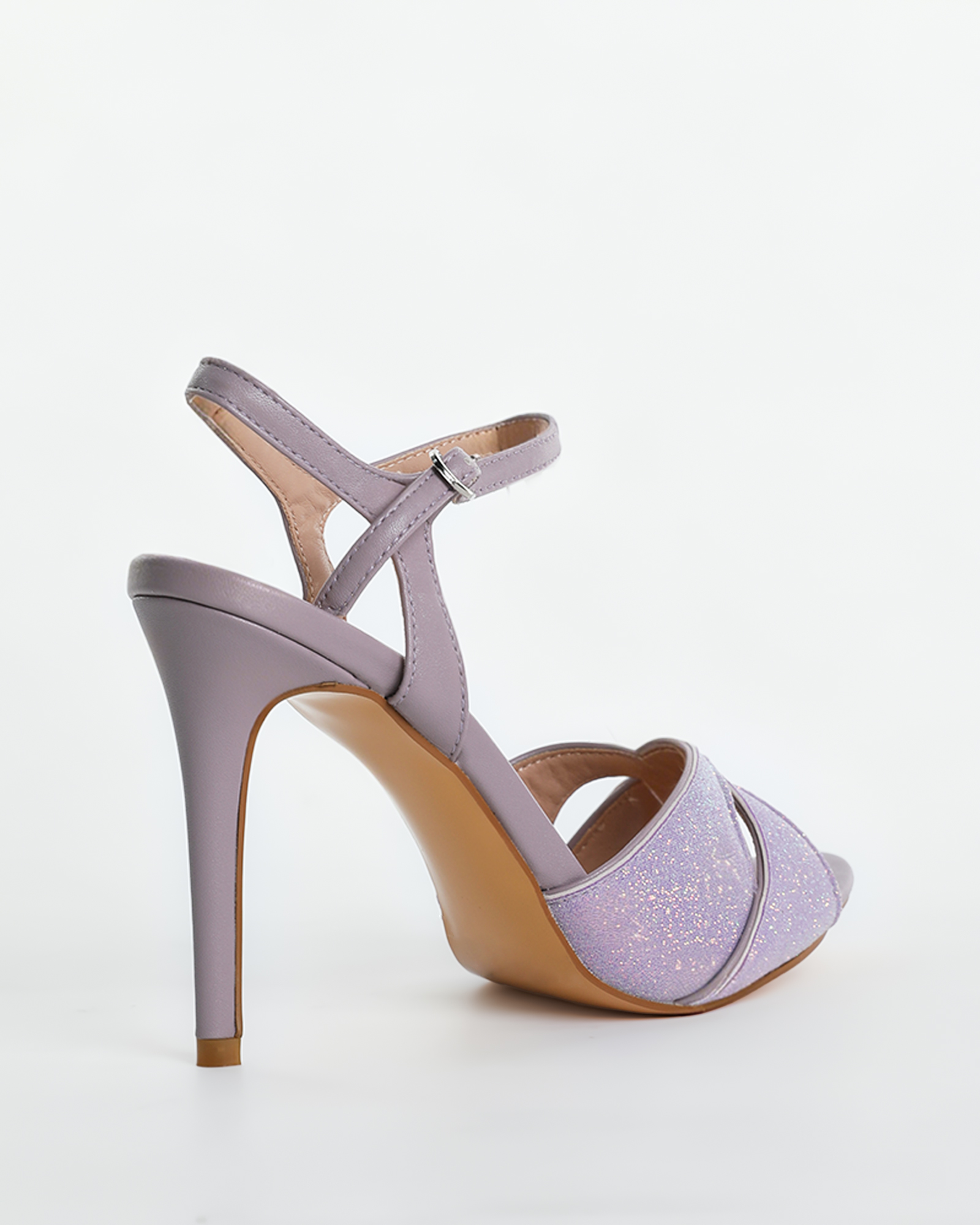 Fergie Glitter Starp Sandals In Purple