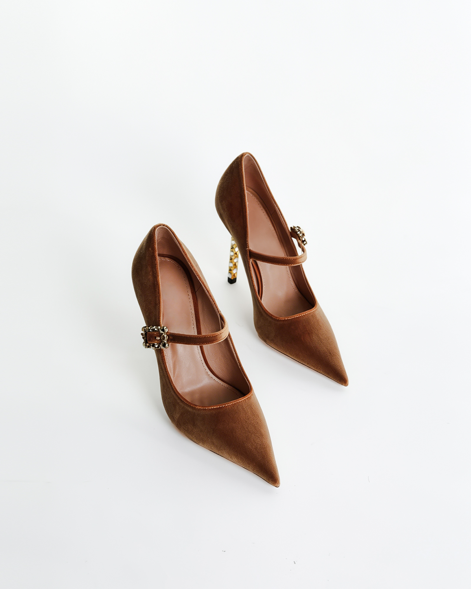 Ihar Rhinestone Heels