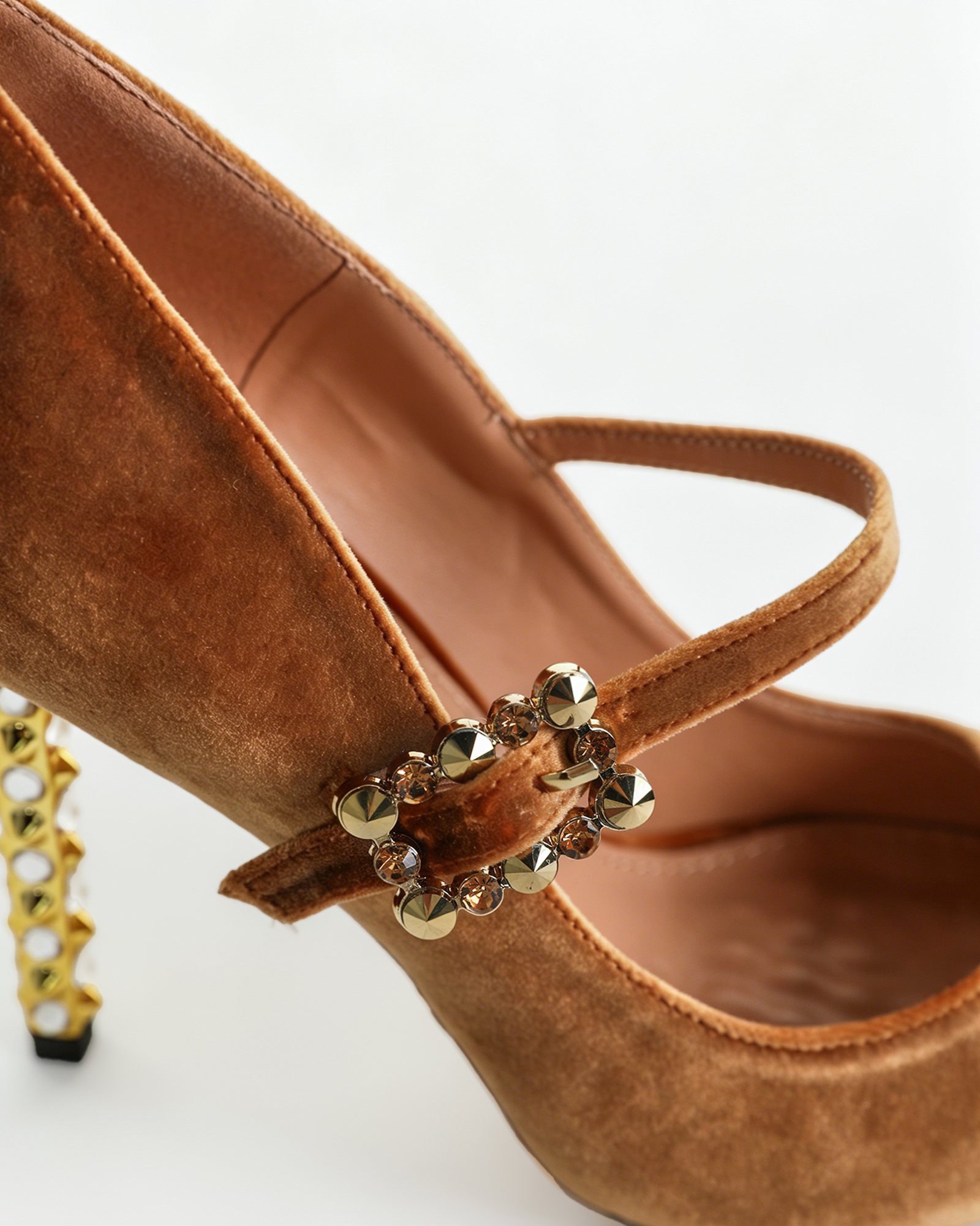 Ihar Rhinestone Heels