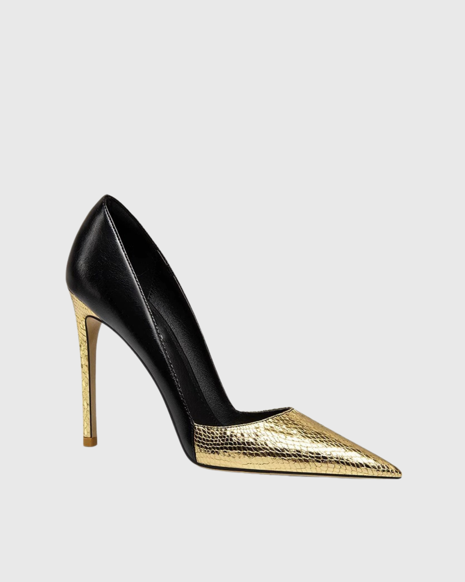 Itala Cobra Print Splicing Pumps