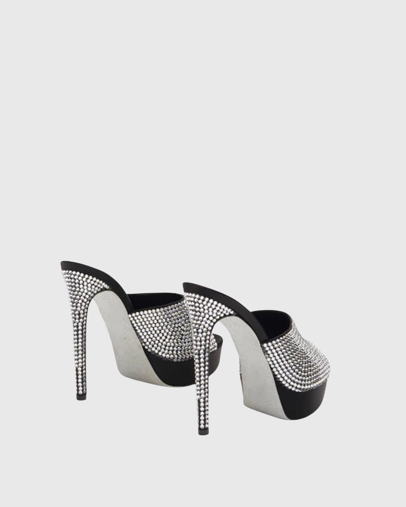 Cecilia Sparkle Open Toe Mules