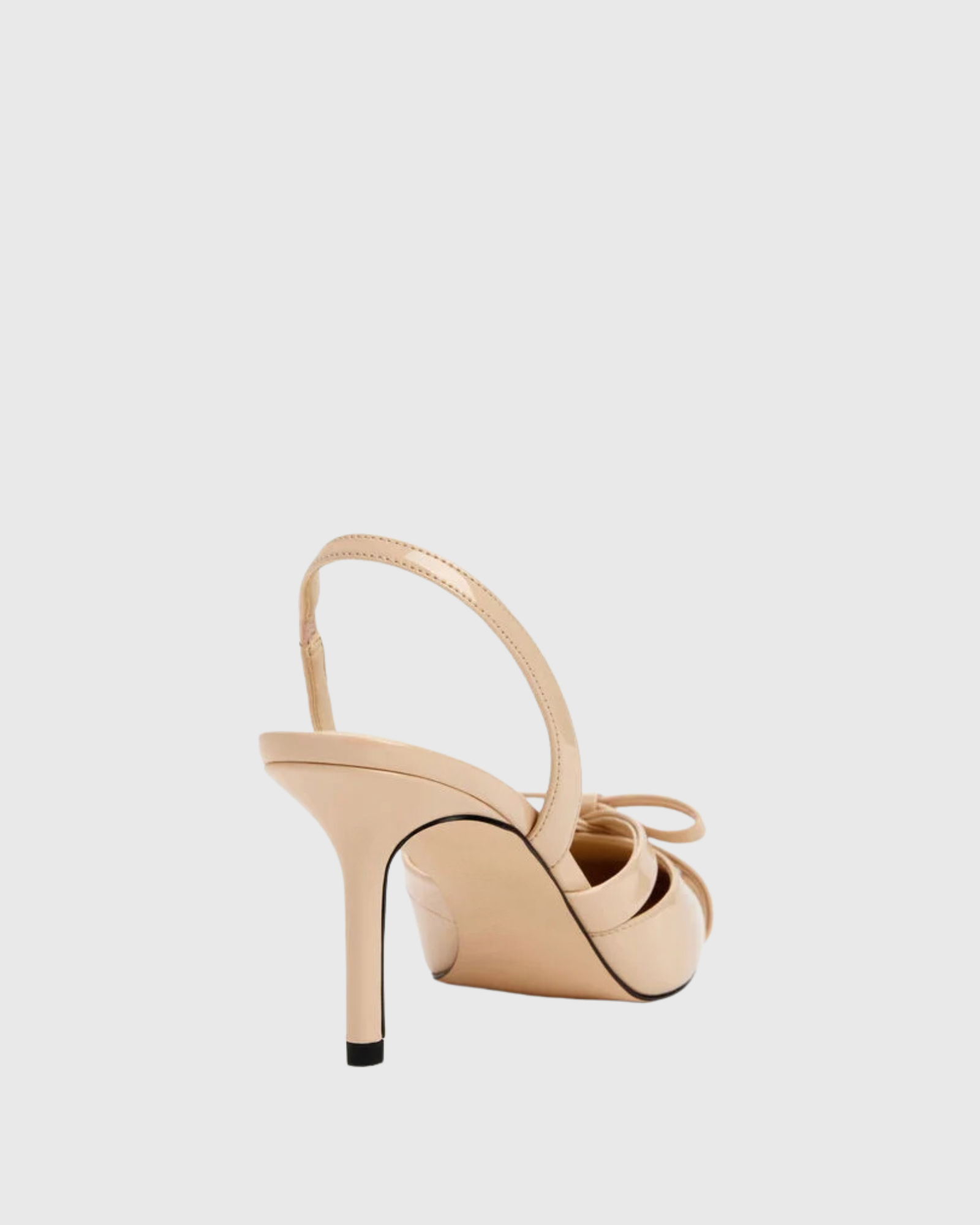 Eliora Bow Stiletto Sandals In Nude