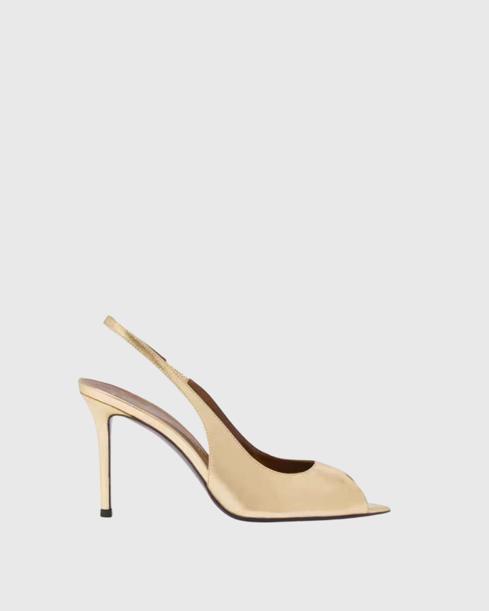 Freya Open Toe Pumsp In Gold