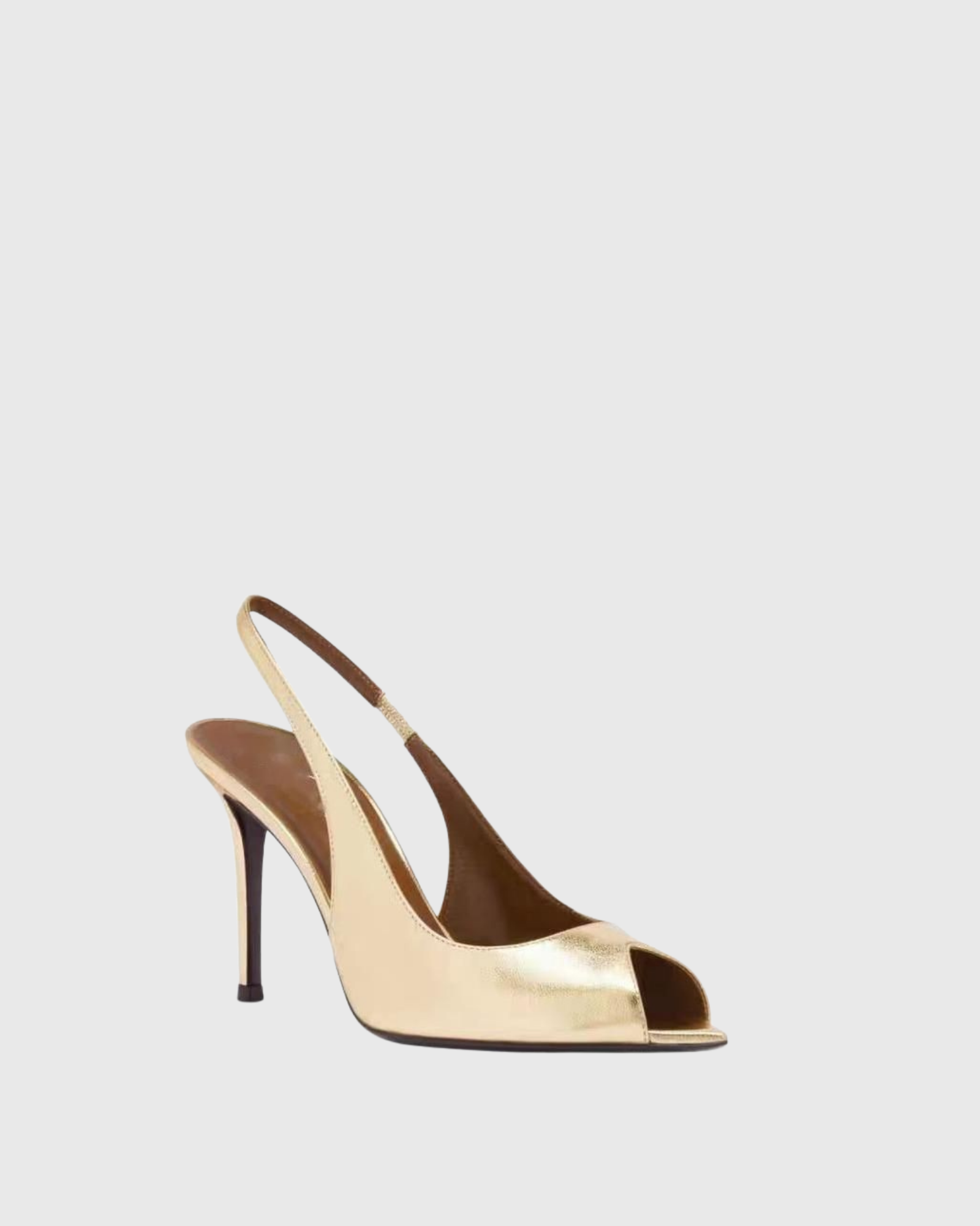 Freya Open Toe Pumsp In Gold