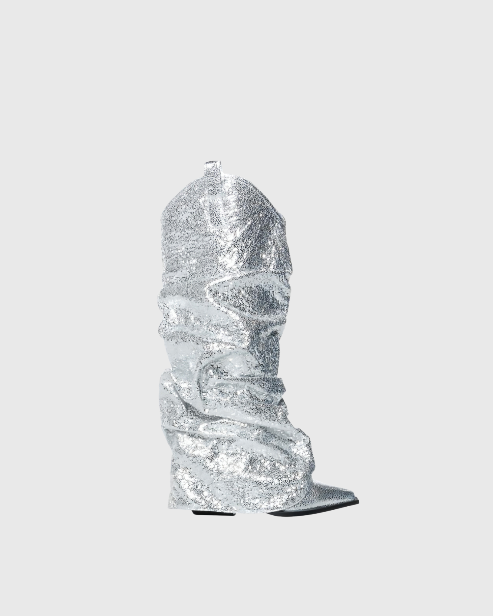 Rosana Ruched Sequin Cowboy Boots