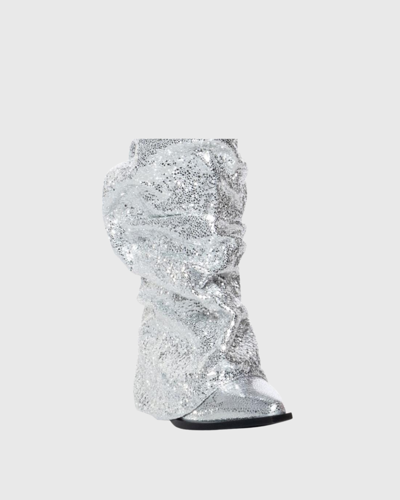 Rosana Ruched Sequin Cowboy Boots