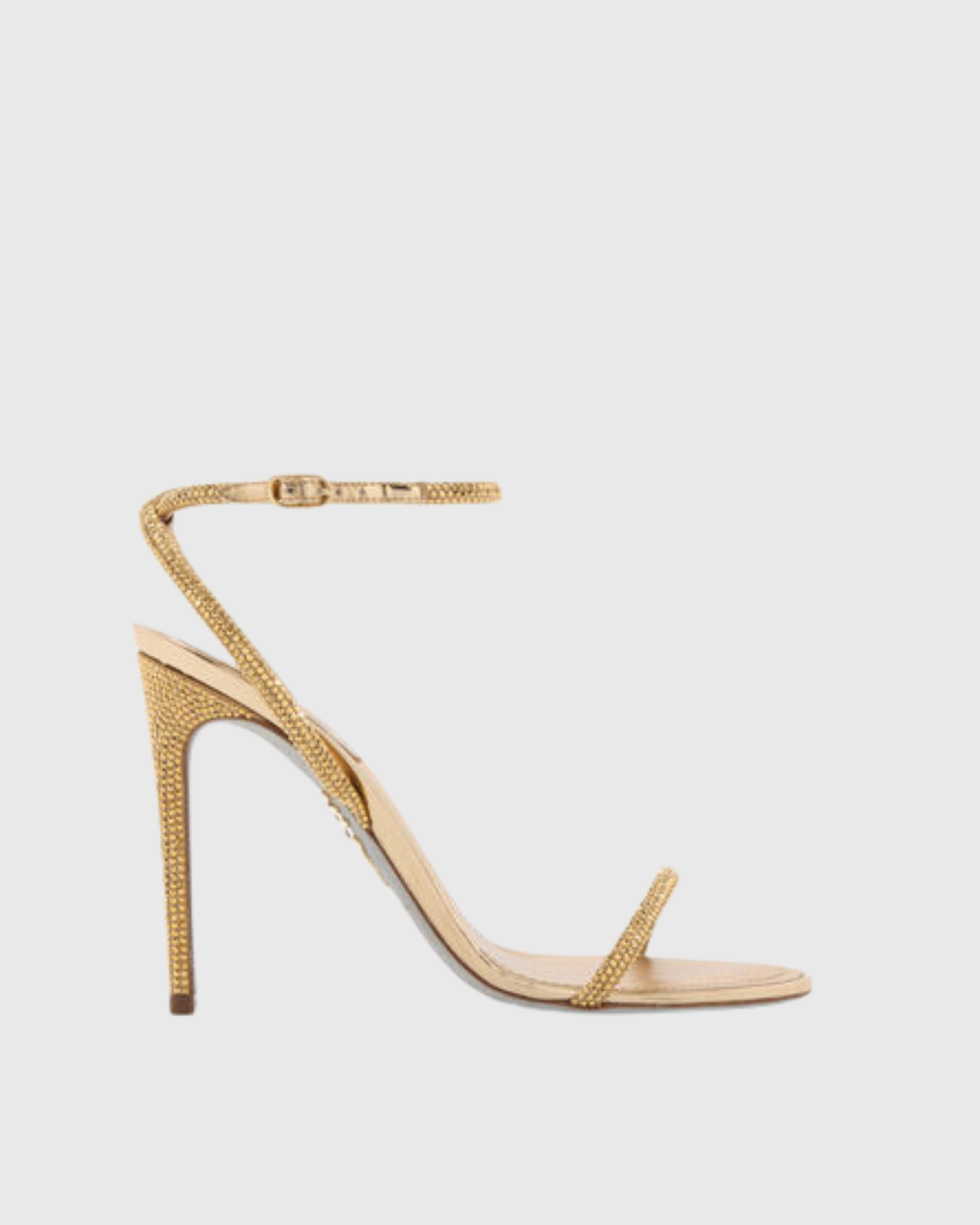 Aileen Rhinestore Slinkback Sandals In Gold