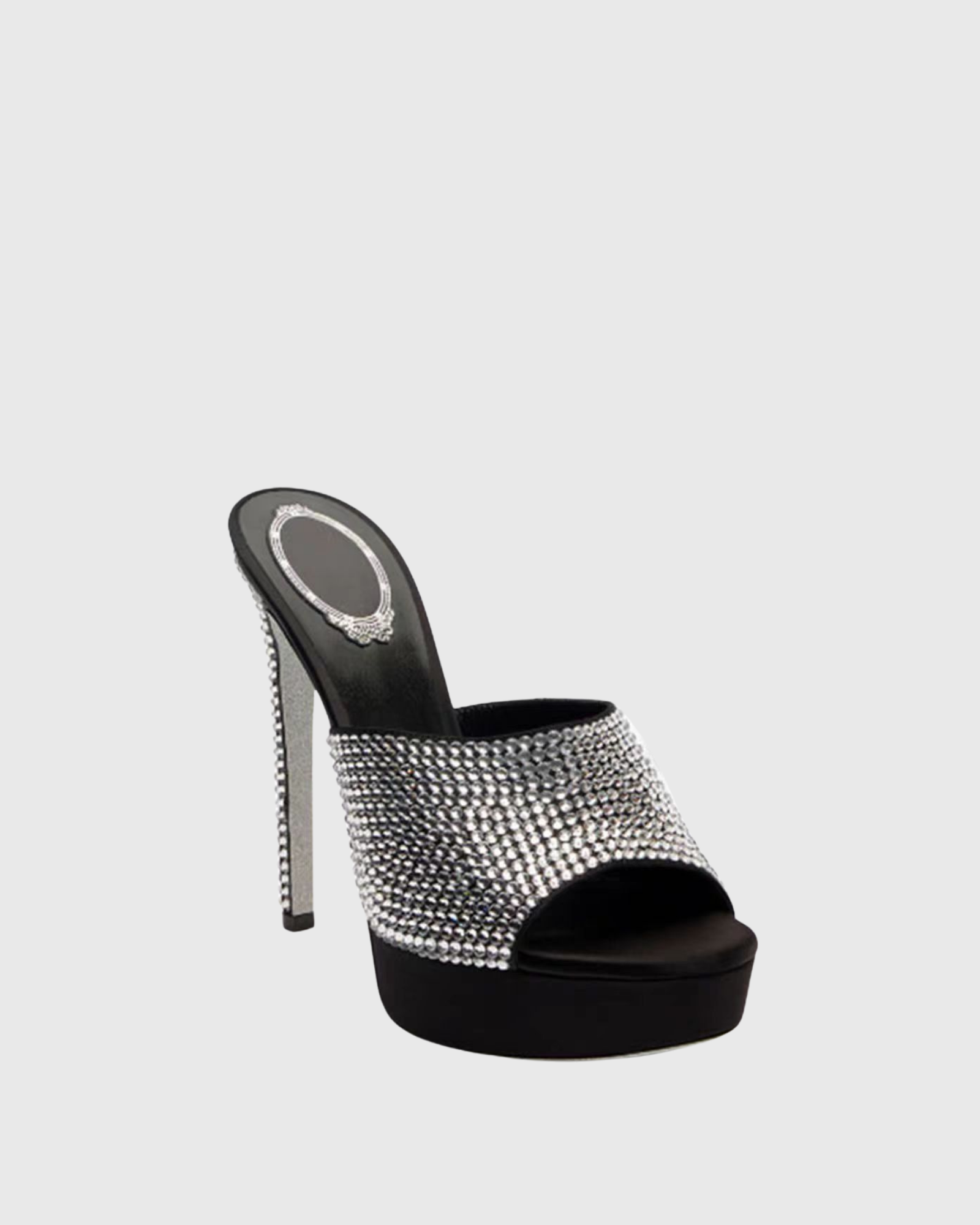 Cecilia Sparkle Open Toe Mules