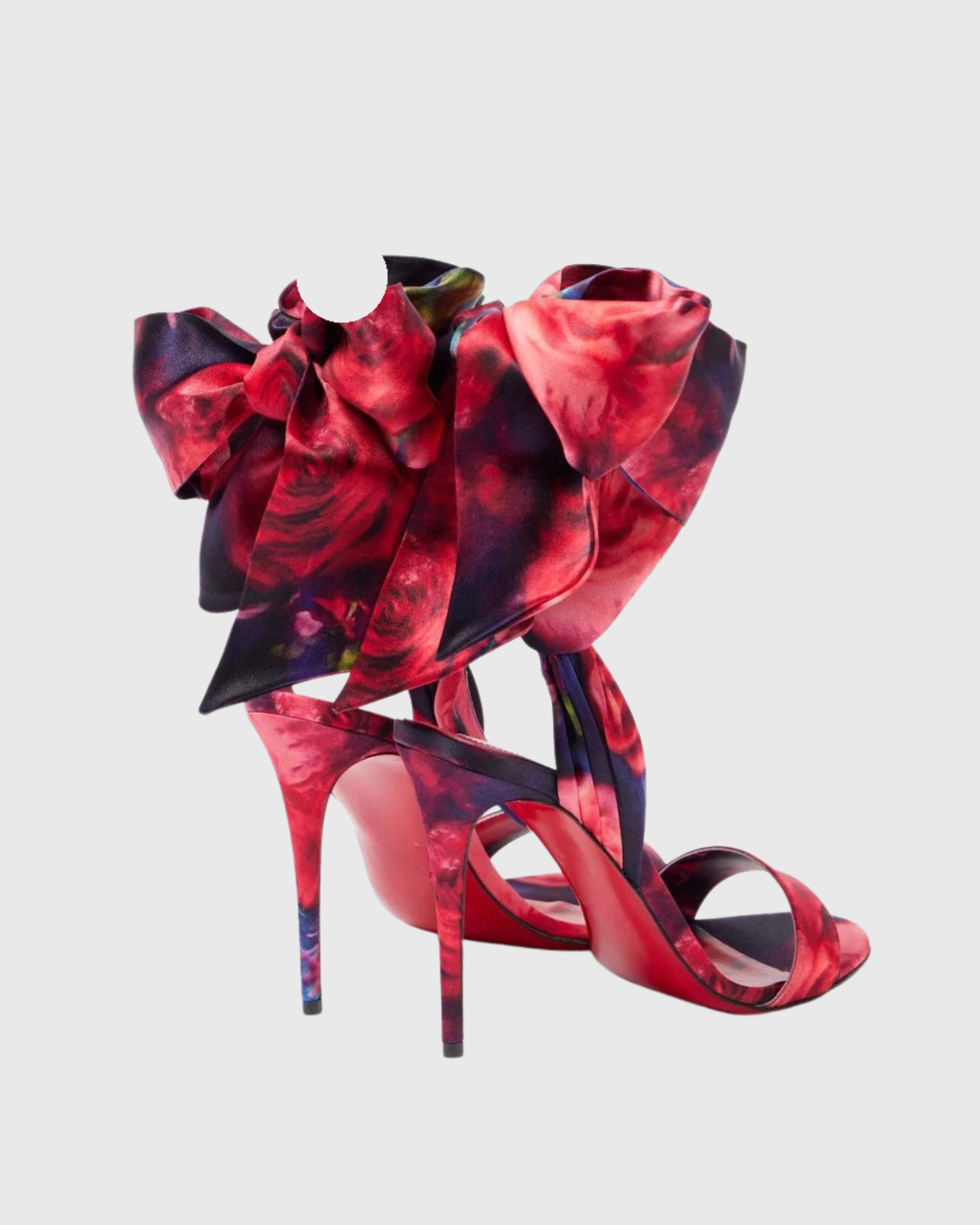 Marisol Floral Bow Mules In Red