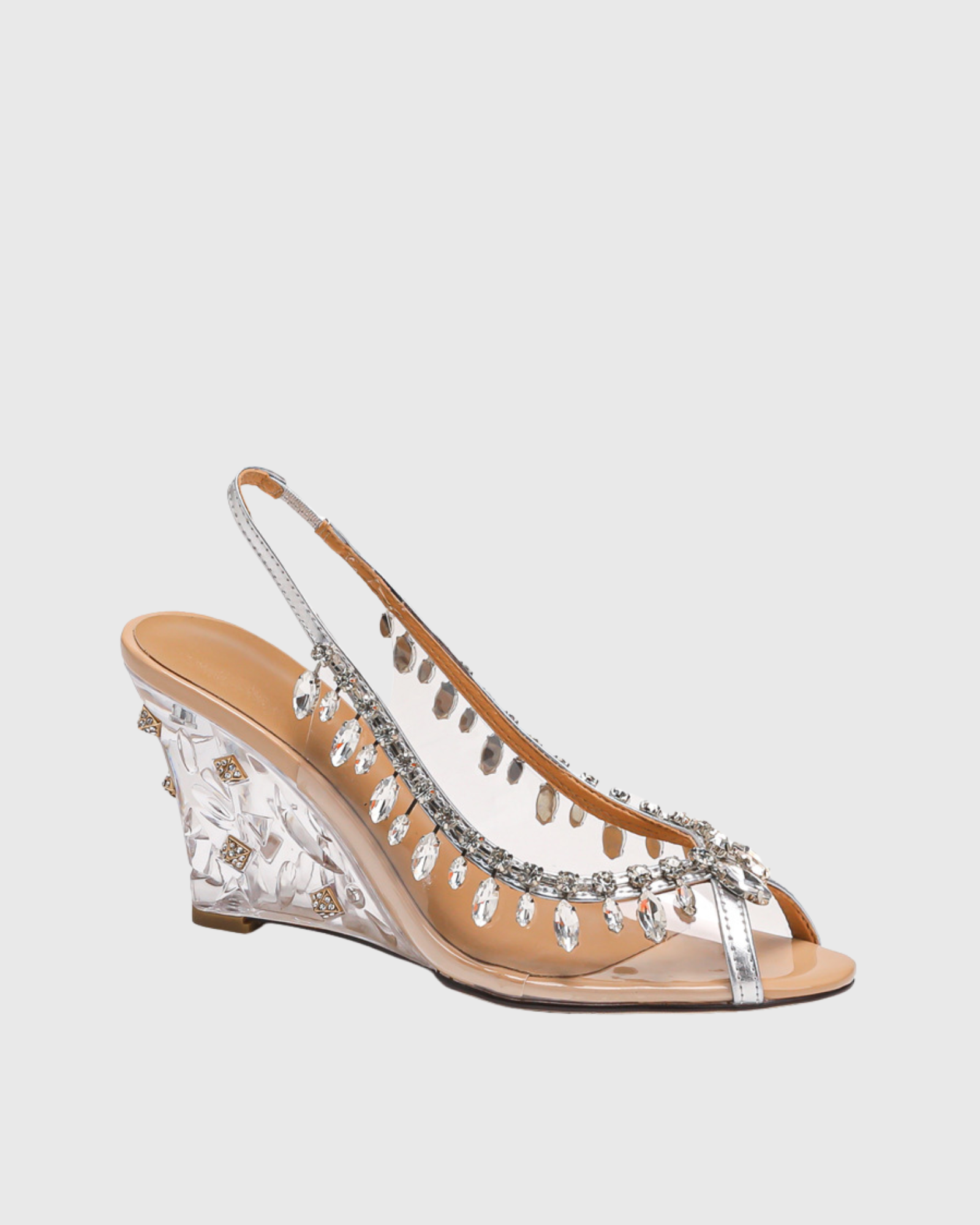 Maddi Crystal Fringe Slingback Pumps
