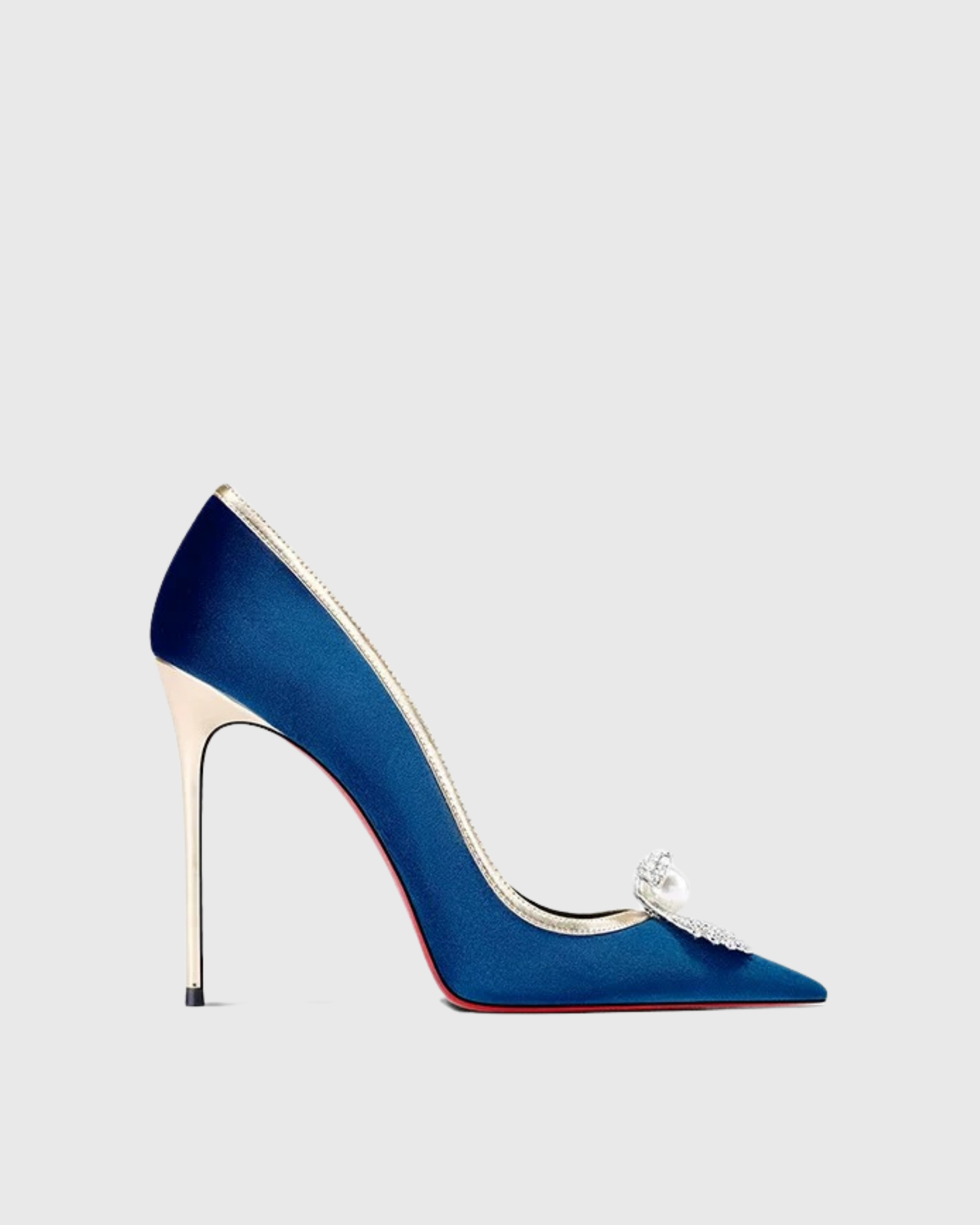 Padgett Rhinestone Pumps In Blue