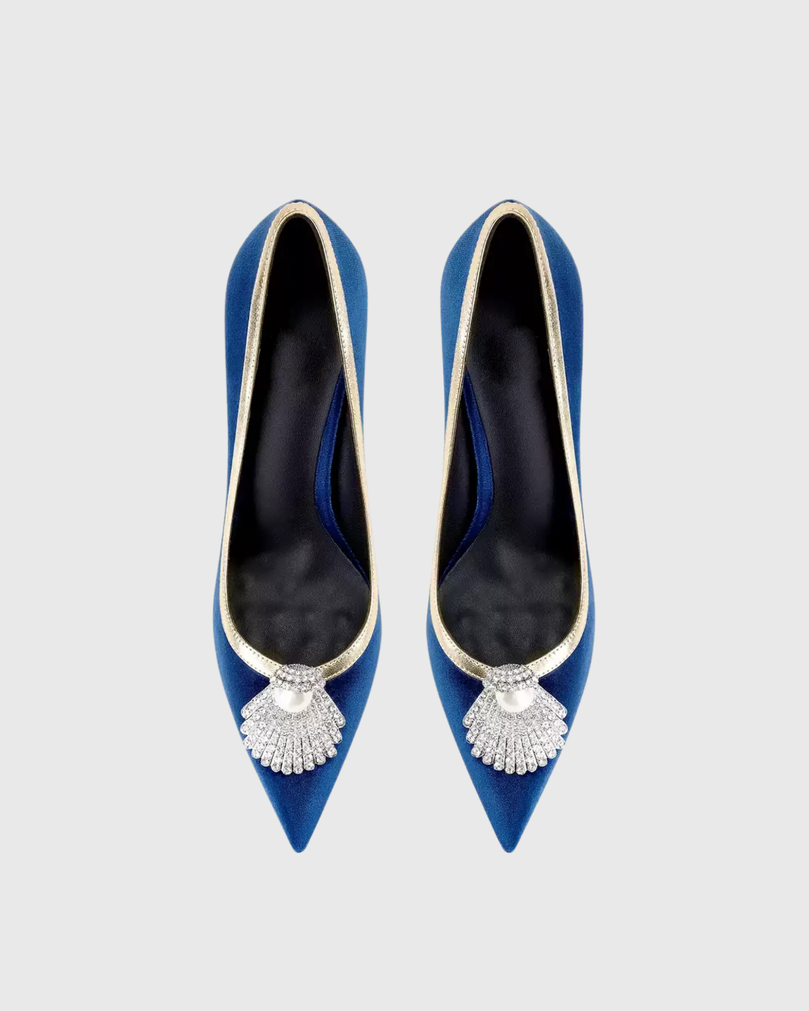 Padgett Rhinestone Pumps In Blue